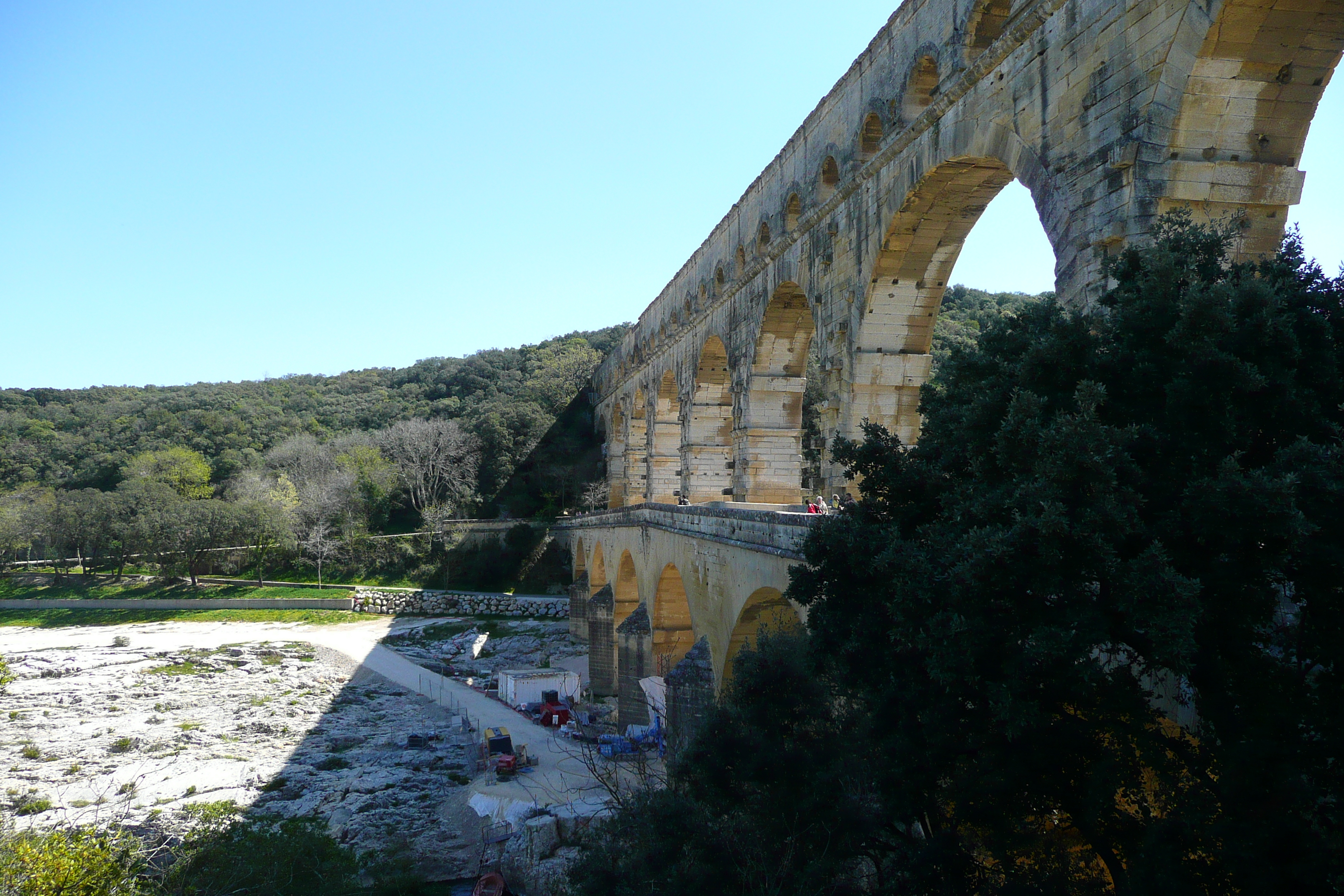 รูปถ่าย ฝรั่งเศส(France) สะพานปงดูการ์(Pont du Gard) 2008-04 90