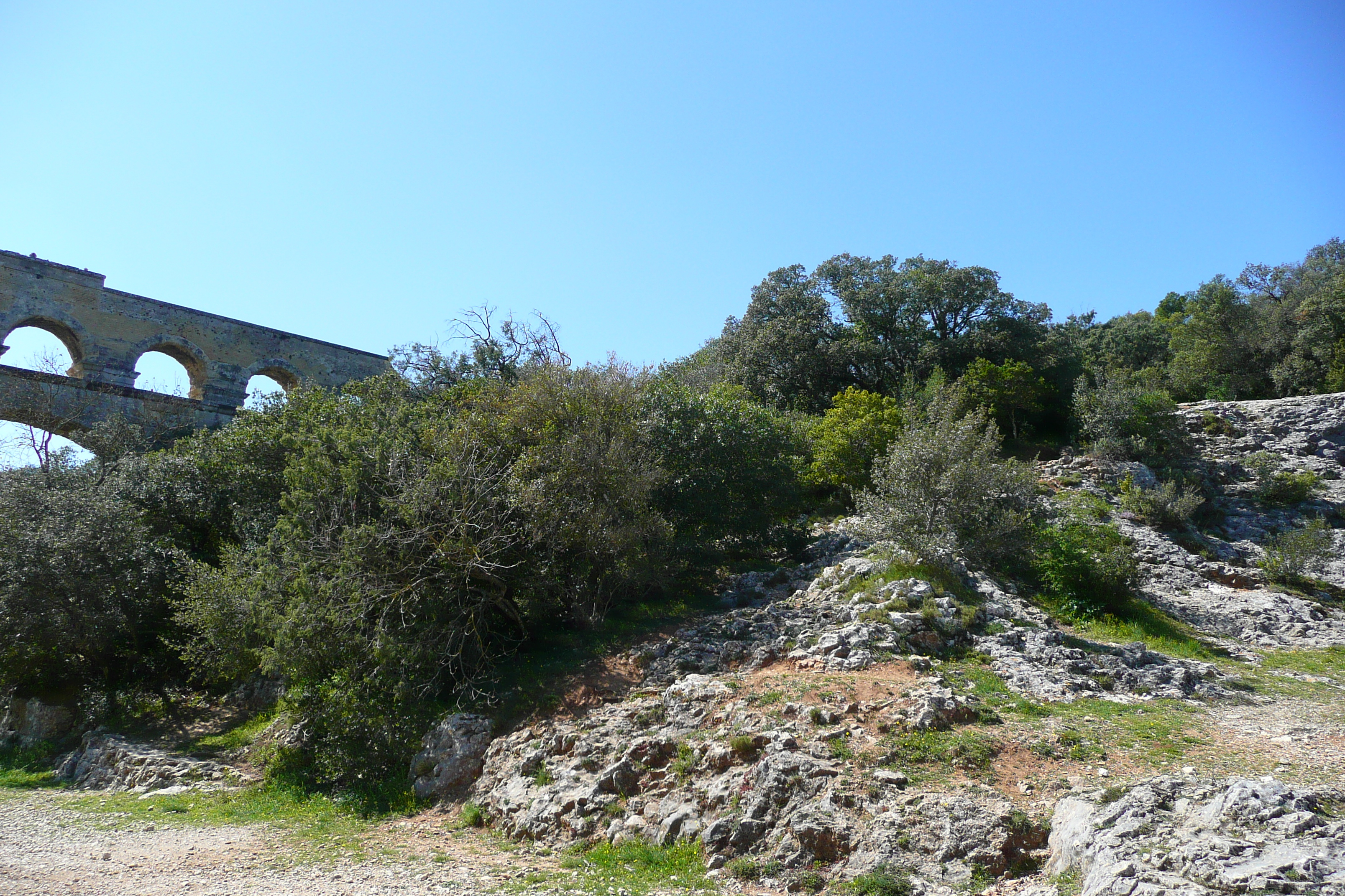 รูปถ่าย ฝรั่งเศส(France) สะพานปงดูการ์(Pont du Gard) 2008-04 93