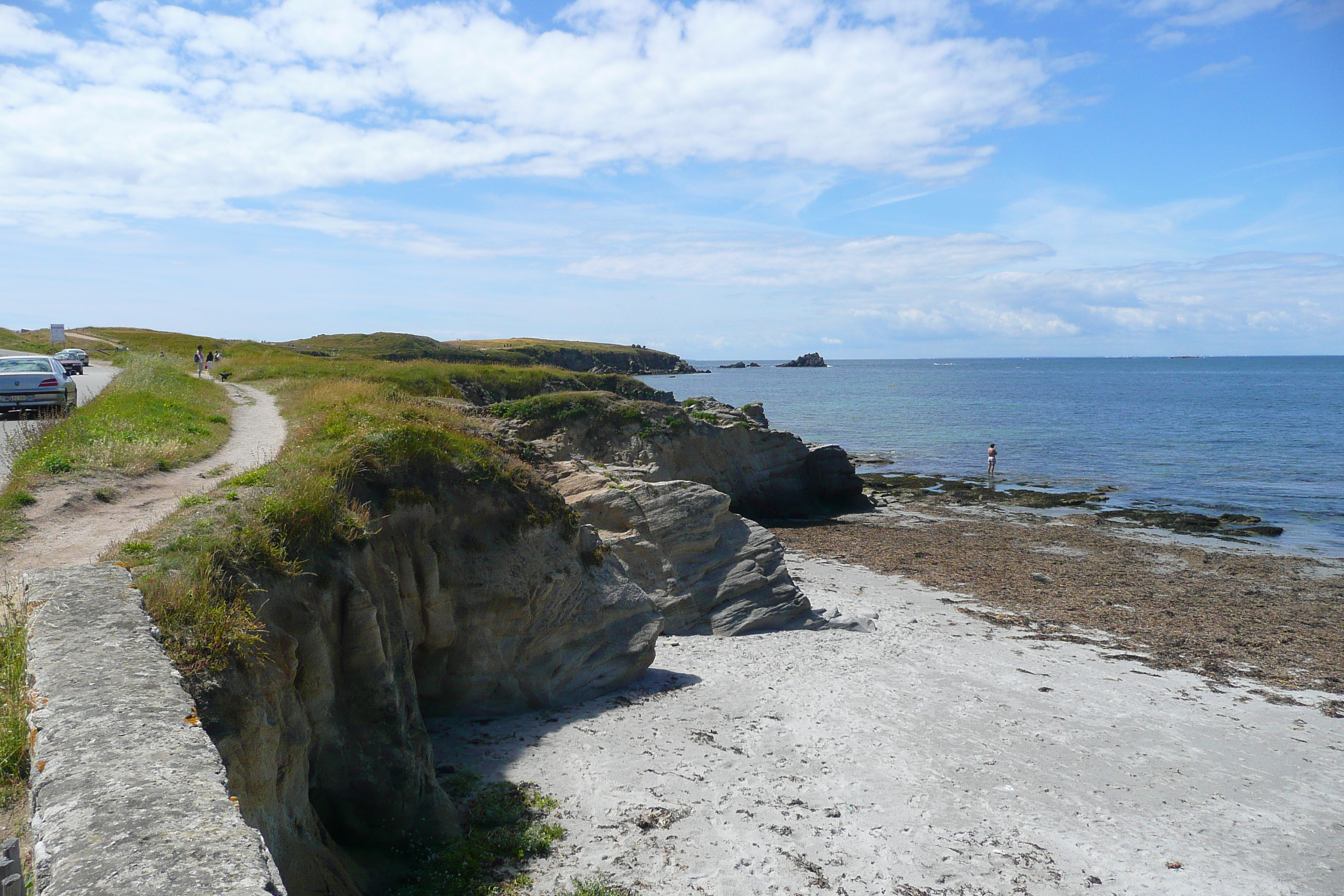 รูปถ่าย ฝรั่งเศส(France) คาบสมุทรกีเบอรง(Quiberon peninsula) แหลมแปร์โช(Pointe du Percho) 2008-07 25