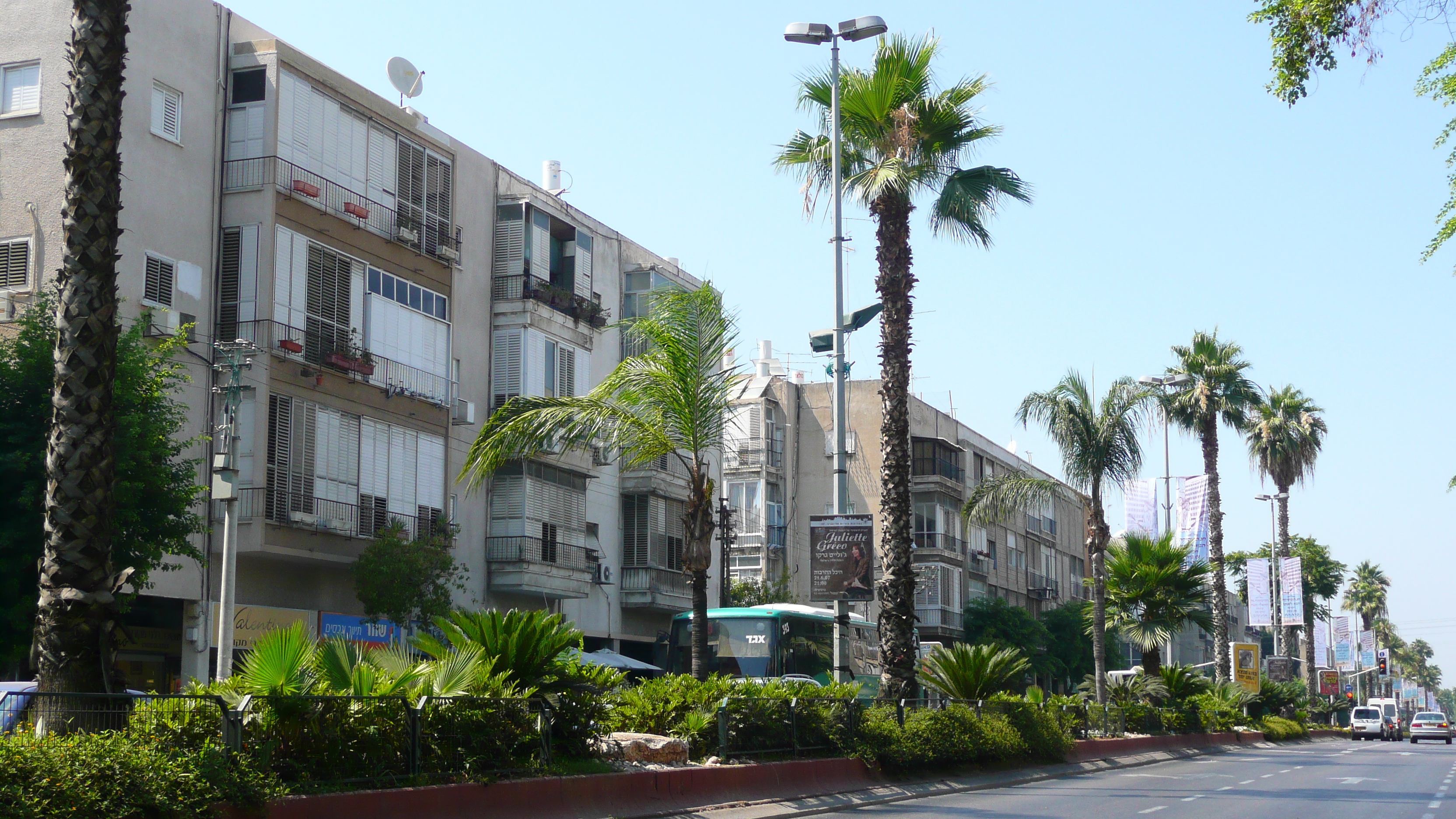 รูปถ่าย อิสราเอล(Israel) เทลอาวีฟ(Tel Aviv) ถนนอิบน์กบีรอล(Ibn Gvirol Street) 2007-06 29