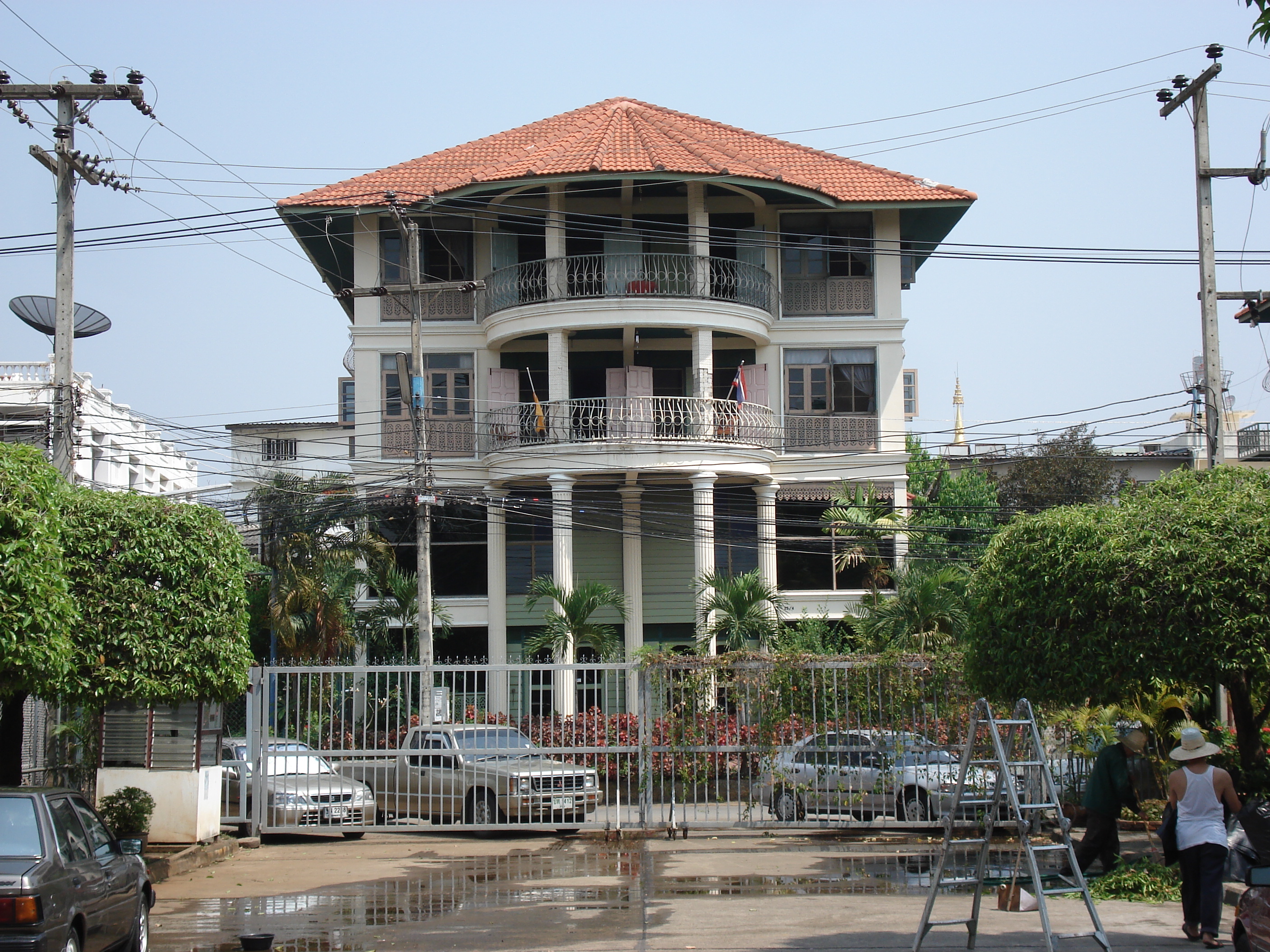 รูปถ่าย ไทย(Thailand) เชียงใหม่(Chiang Mai) ข้างในคุเมืองเชียงใหม่(Inside Canal) 2006-04 46