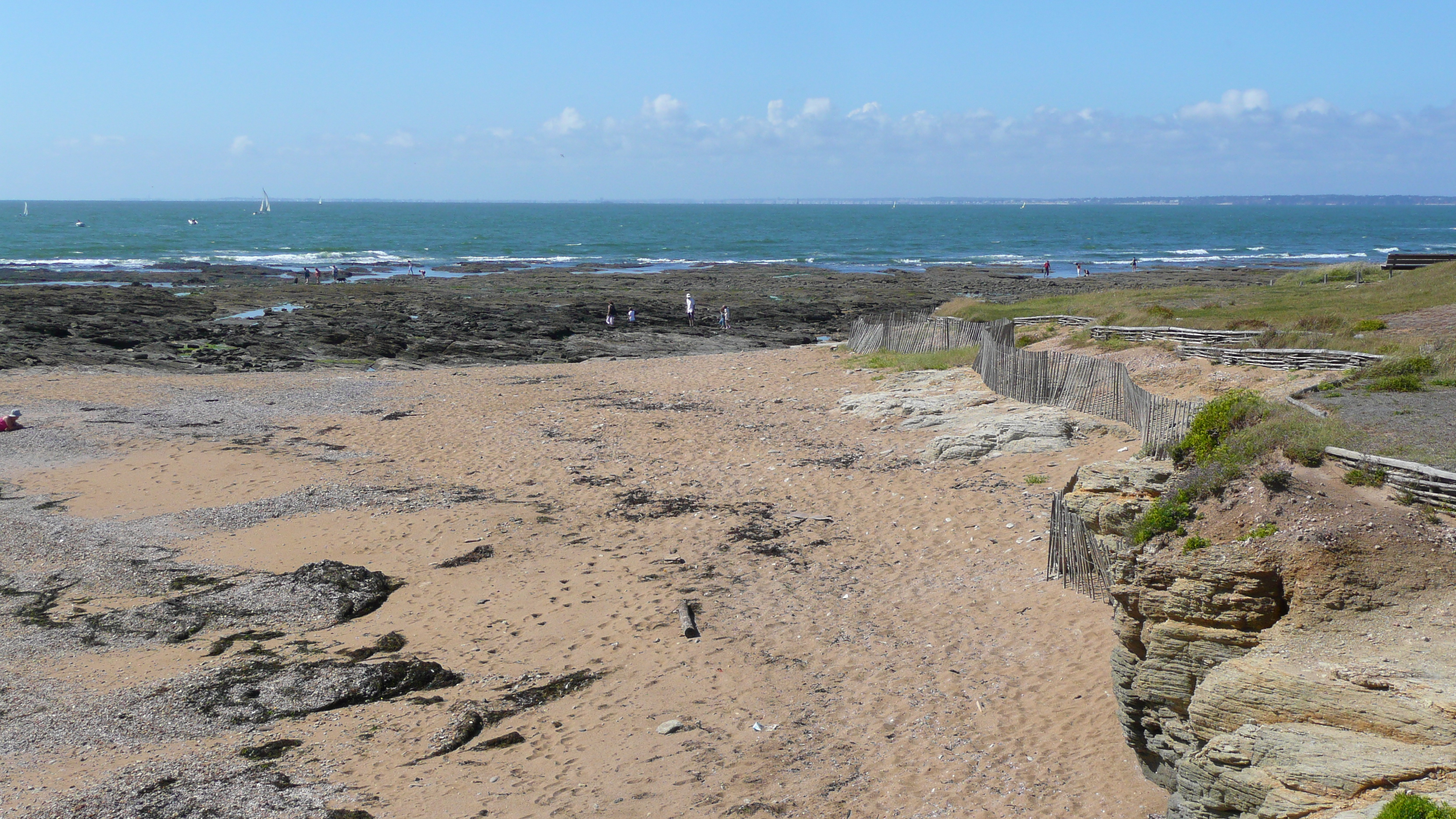 รูปถ่าย ฝรั่งเศส(France) เพรฟาย(Prefailles) จากแหลมแซ็ง-ฌีลดาไปเปรฟาย(Pointe St Gildas to Prefailles) 2007-07 12