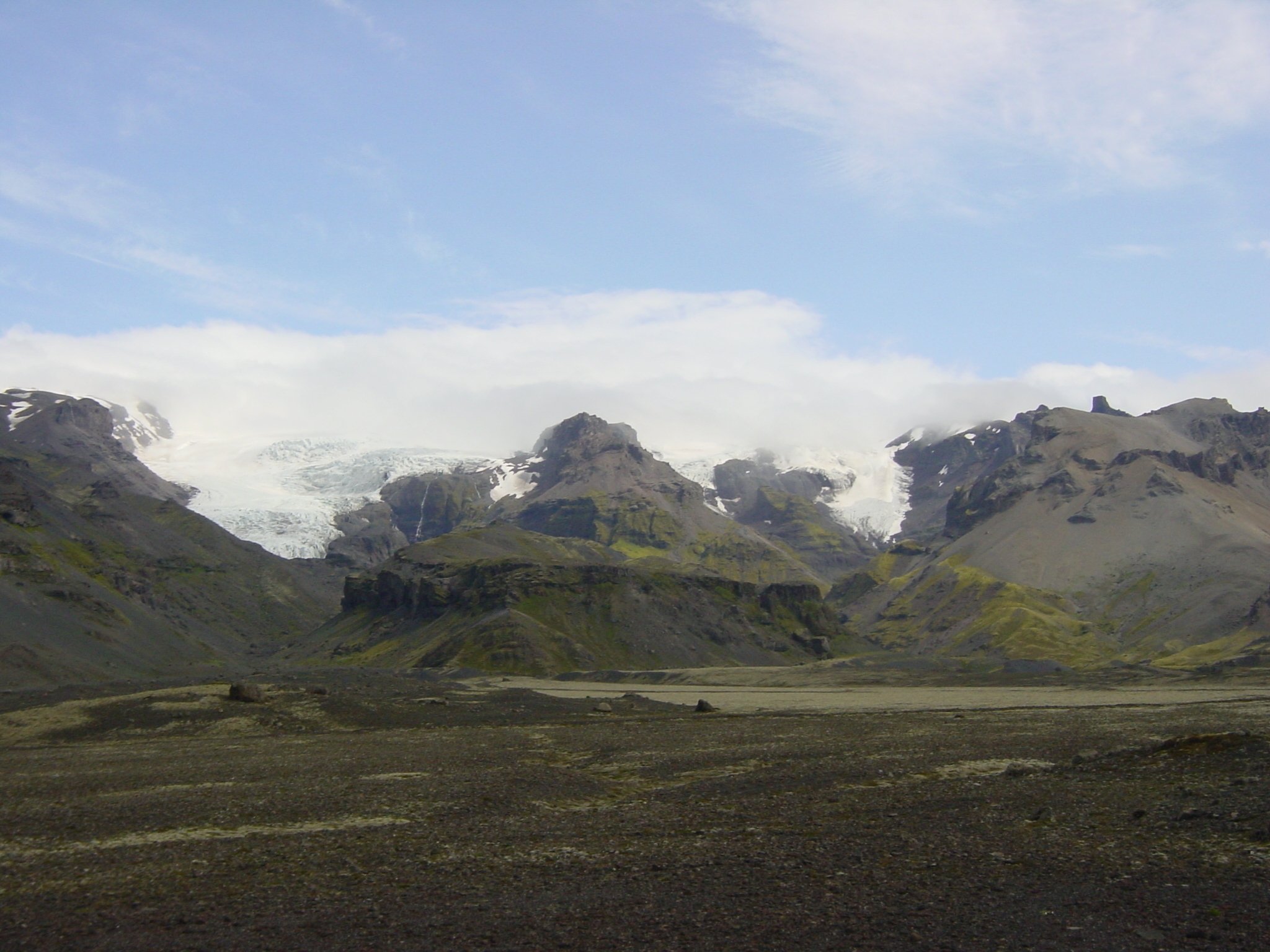 รูปถ่าย ไอซ์แลนด์(Iceland) สกาตาเฟลส์โจกูล(Skaftafellsjokull) 2003-06 1