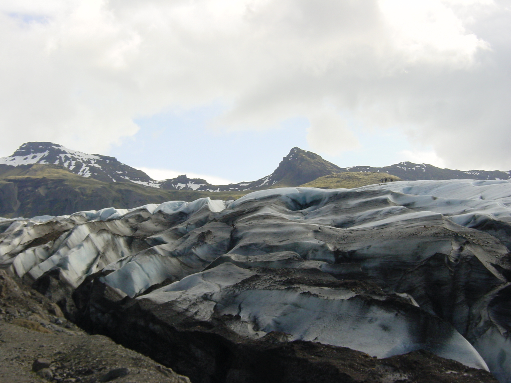 รูปถ่าย ไอซ์แลนด์(Iceland) สกาตาเฟลส์โจกูล(Skaftafellsjokull) 2003-06 5