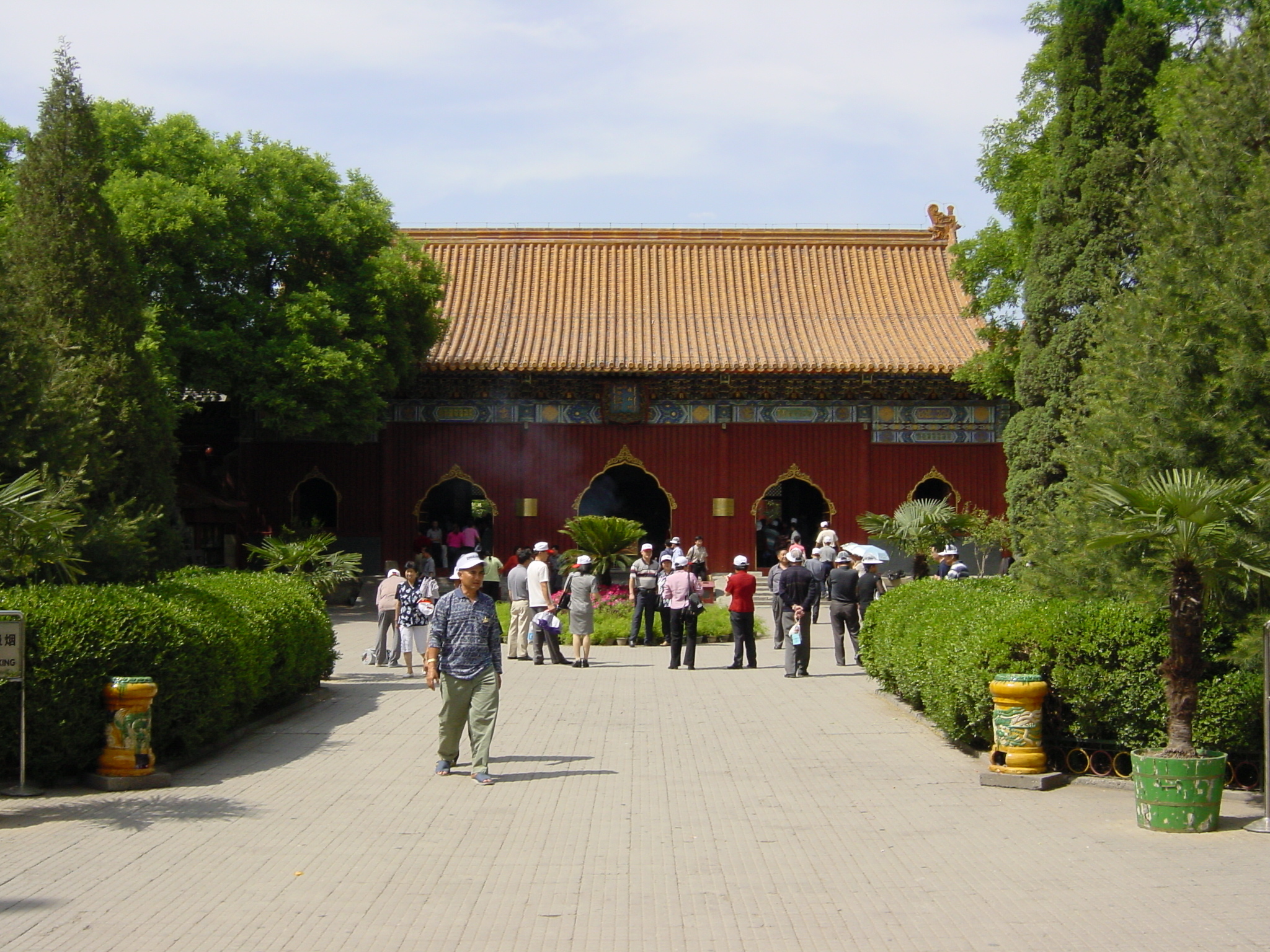 รูปถ่าย จีน(China) ปักกิ่ง(Beijing) สวนสาธารณะจิ่งซาน(Beihai Park) 2002-05 25