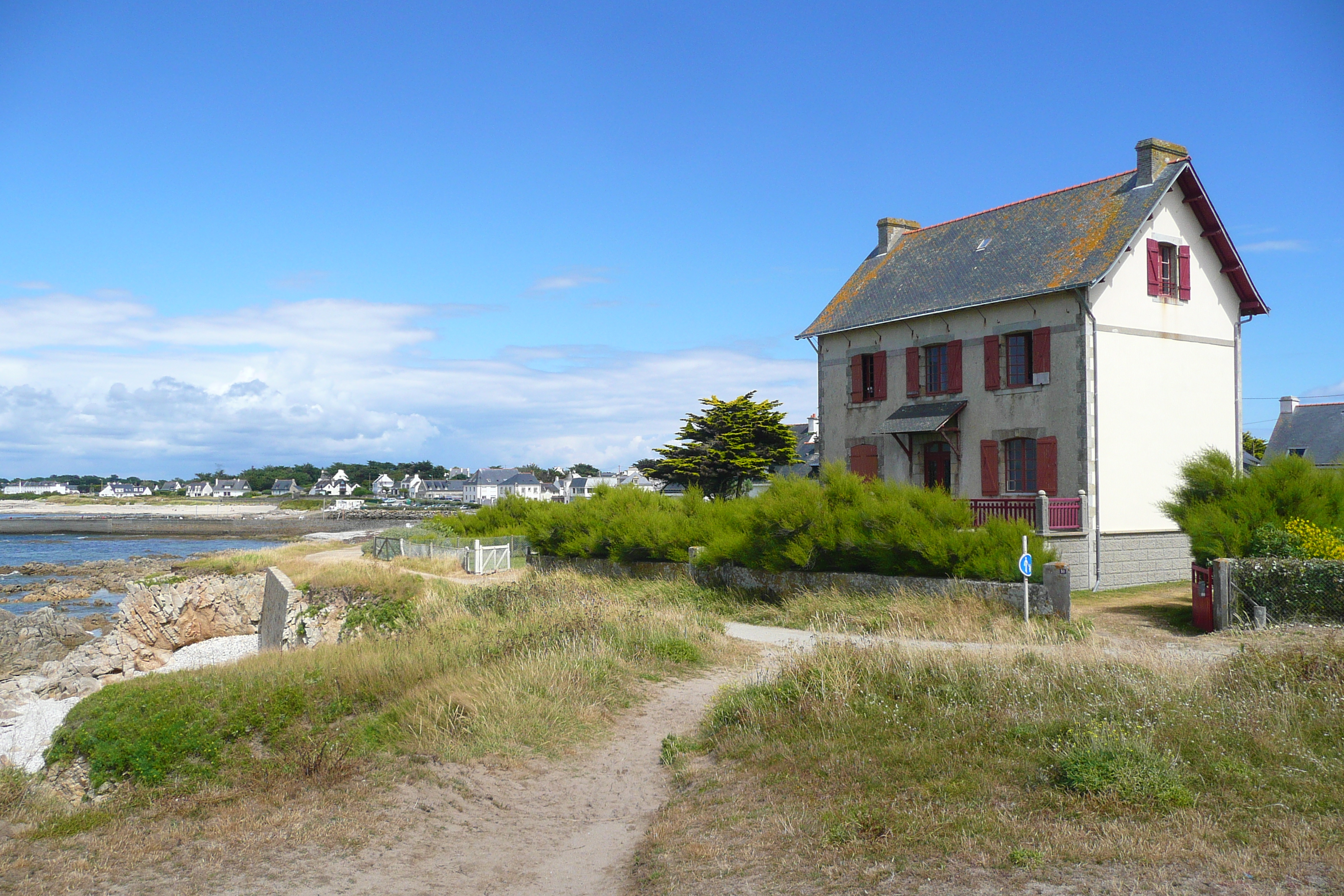 รูปถ่าย ฝรั่งเศส(France) คาบสมุทรกีเบอรง(Quiberon peninsula) ปอร์ตีวี(Portivy) 2008-07 25