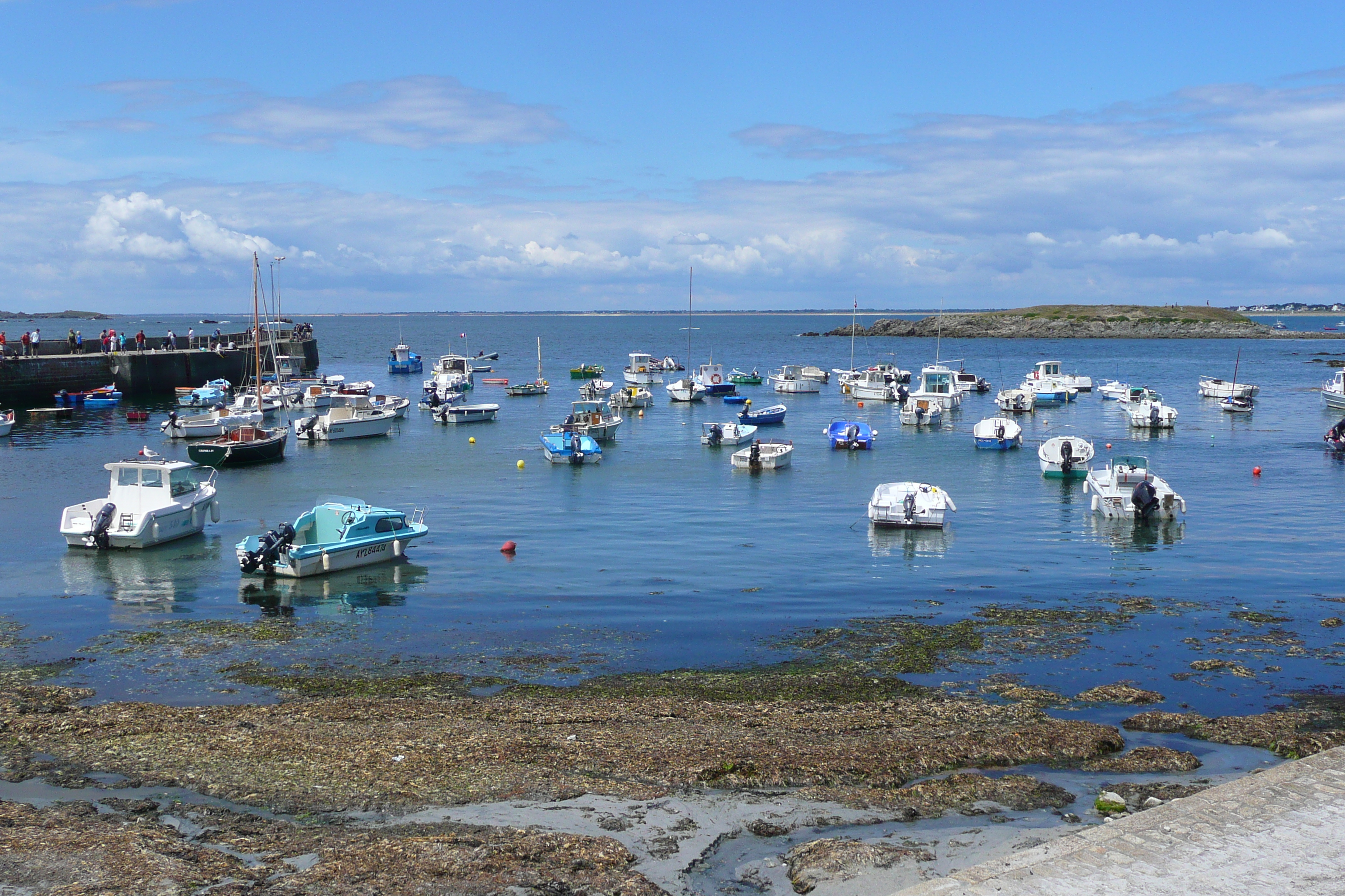 รูปถ่าย ฝรั่งเศส(France) คาบสมุทรกีเบอรง(Quiberon peninsula) ปอร์ตีวี(Portivy) 2008-07 16