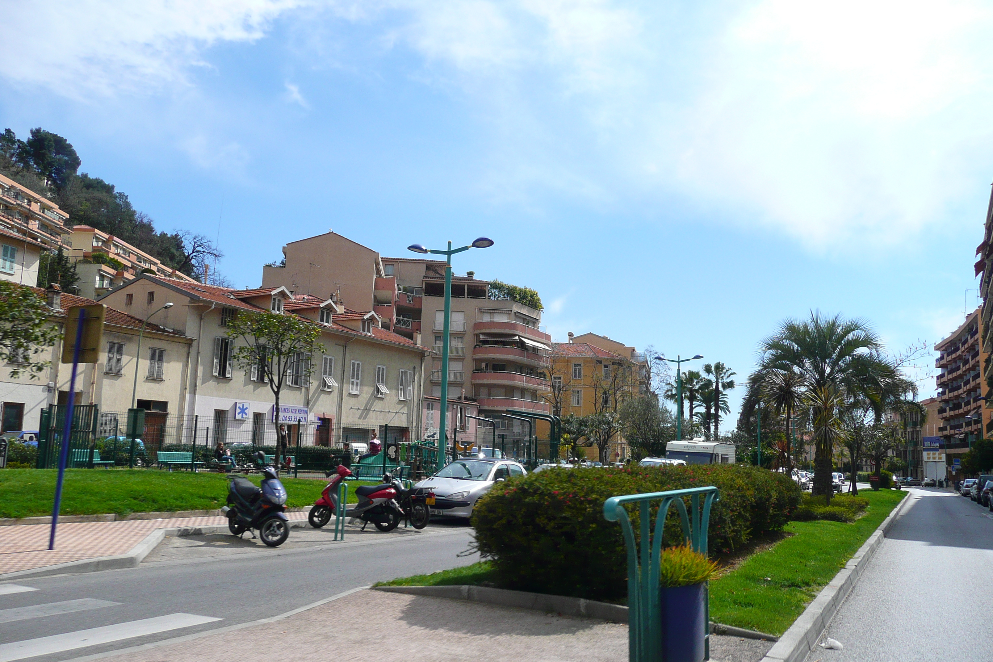 รูปถ่าย ฝรั่งเศส(France) เฟรนช์ริวิเอรา(French Riviera) ถนนจากนีซไปม็องตง(Nice to Menton road) 2008-03 22