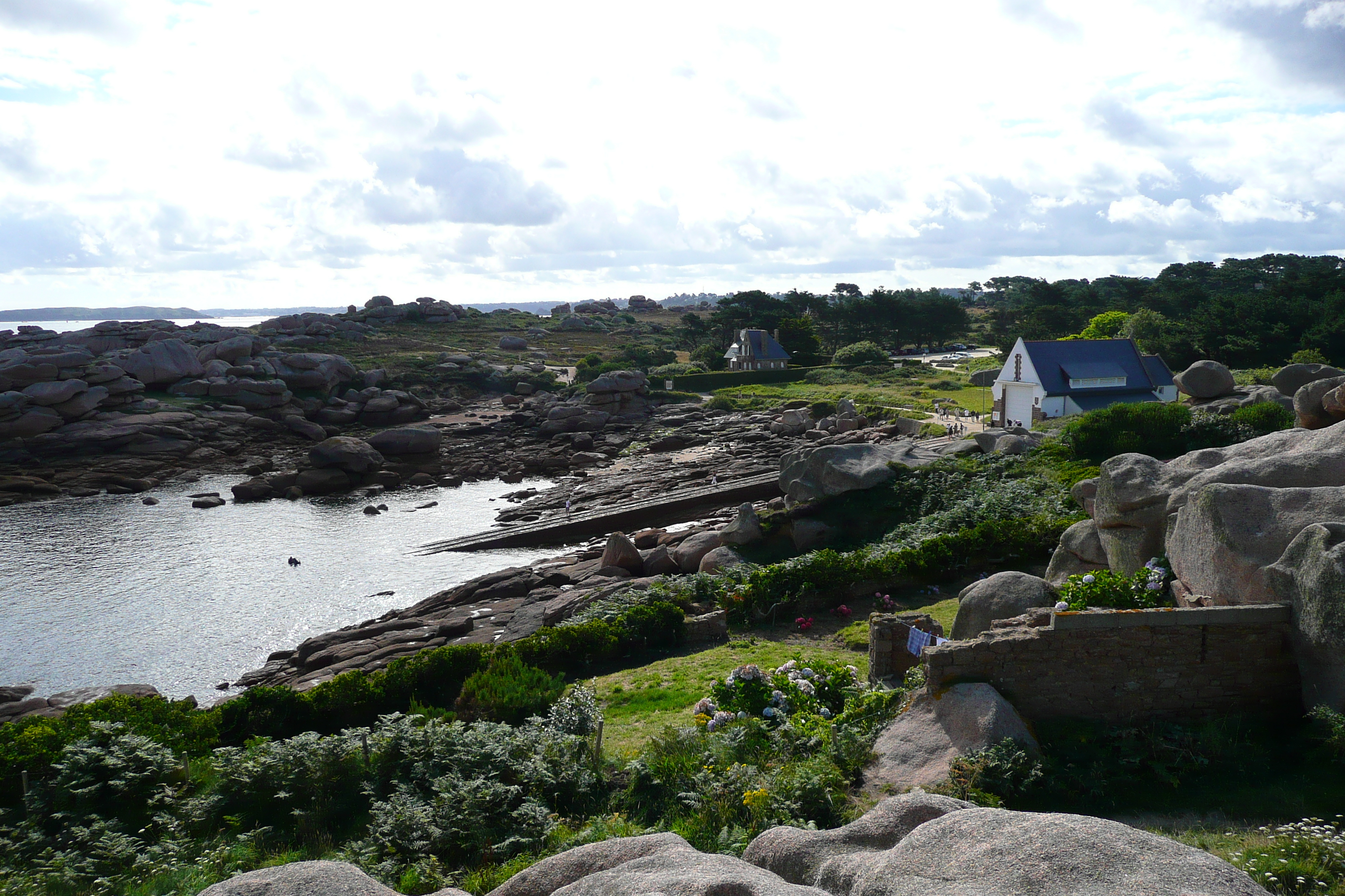 รูปถ่าย ฝรั่งเศส(France) แปร์รอส-กีแรก(Perros Guirec) หิน  แกรนิตชมพู (Cote de granite rose) 2007-08 33