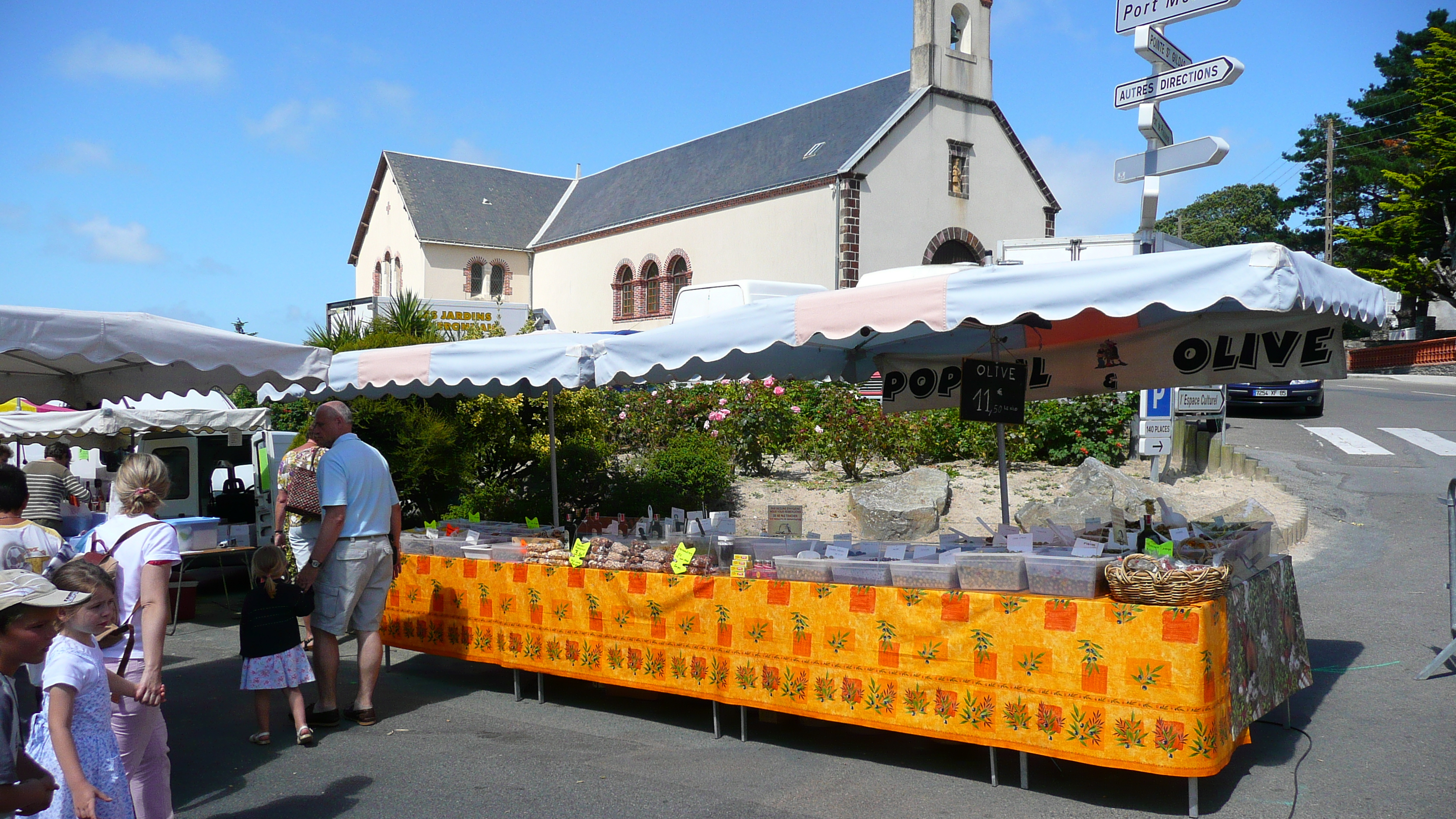 รูปถ่าย ฝรั่งเศส(France) เพรฟาย(Prefailles) ตลาดเปรฟาย(Market in Prefailles) 2007-07 7