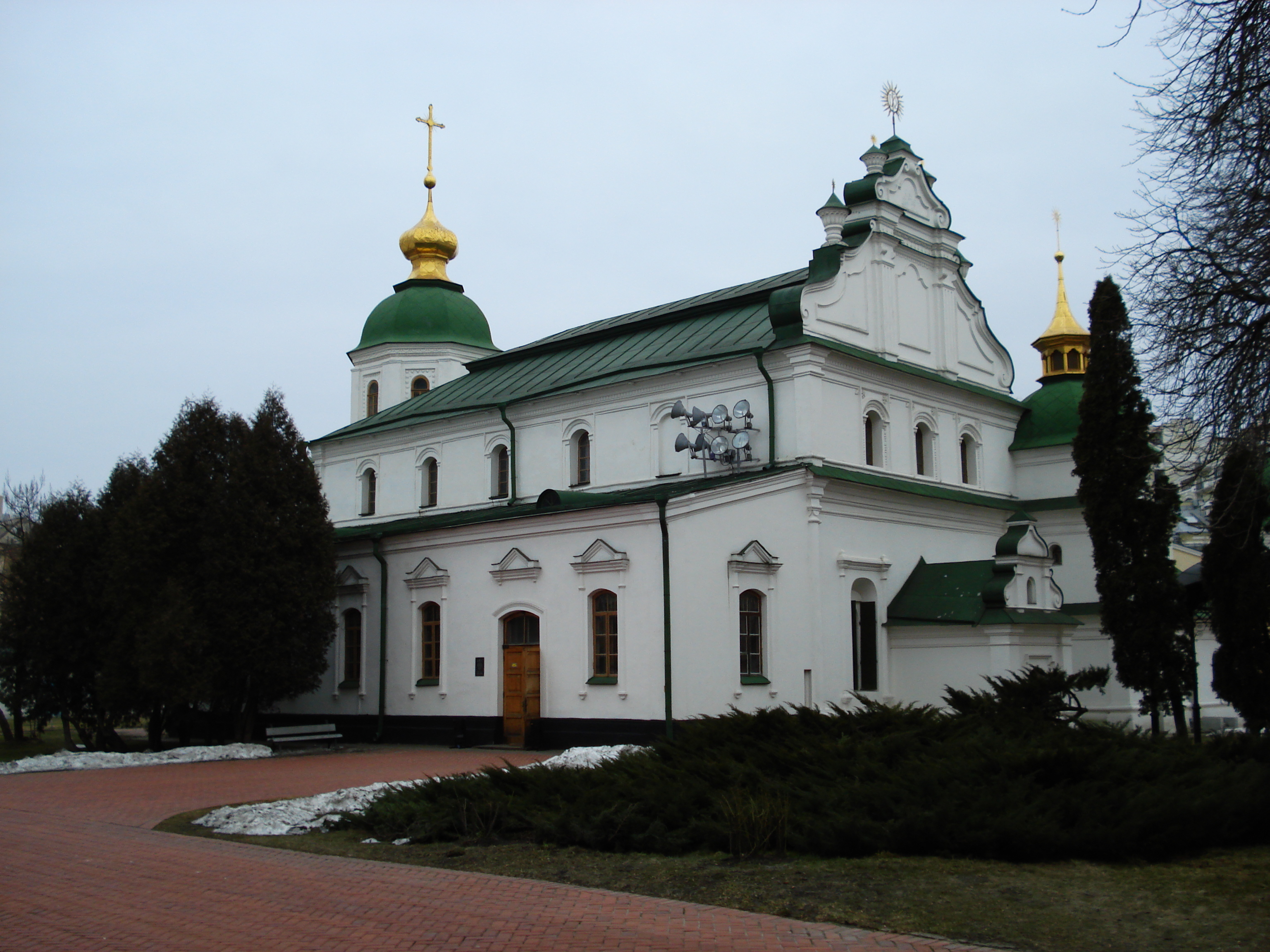 รูปถ่าย ยูเครน(Ukraine) เคียฟ(Kiev) มหาวิหารเซนต์โซเฟีย(St. Sophia) 2007-03 28