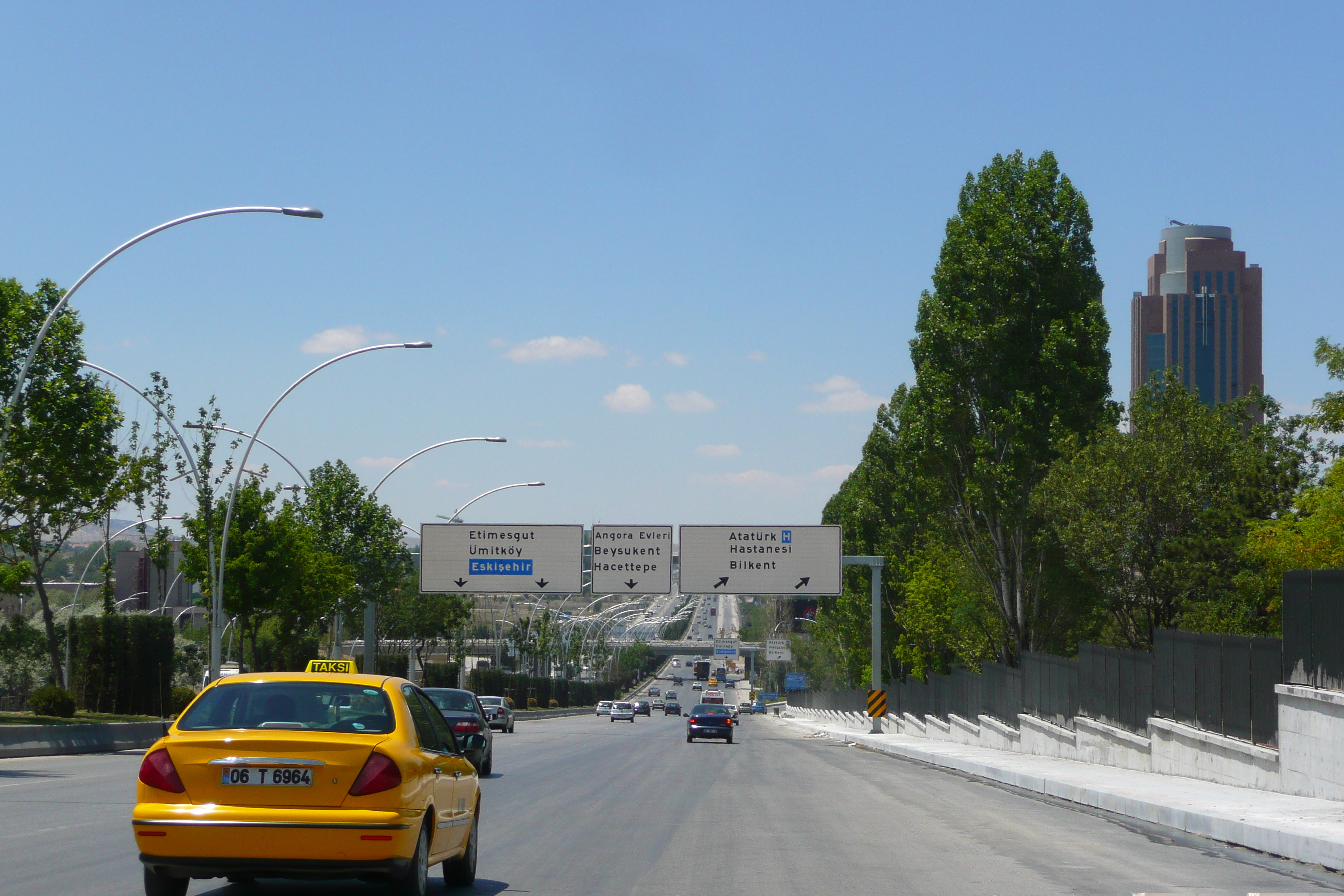 รูปถ่าย ตุรกี(Turkey) อังการา(Ankara) ถนนจากบิลเคนต์ไปอังการา(Bilkent to Ankara road) 2008-07 68