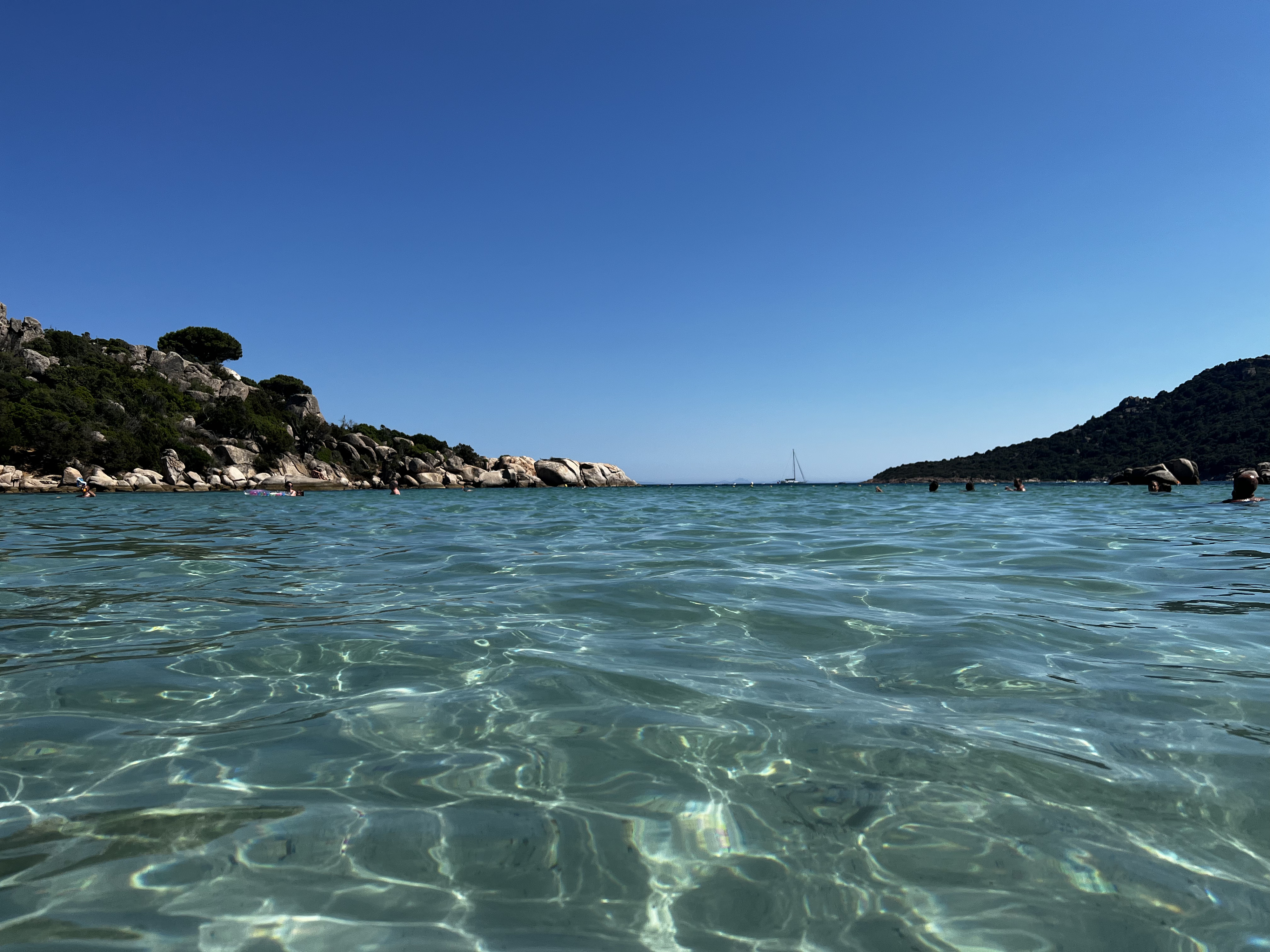 รูปถ่าย ฝรั่งเศส(France) คอร์สิคา(Corsica) หาดซันตาจูเลีย(Santa Giulia Beach) 2022-07 24