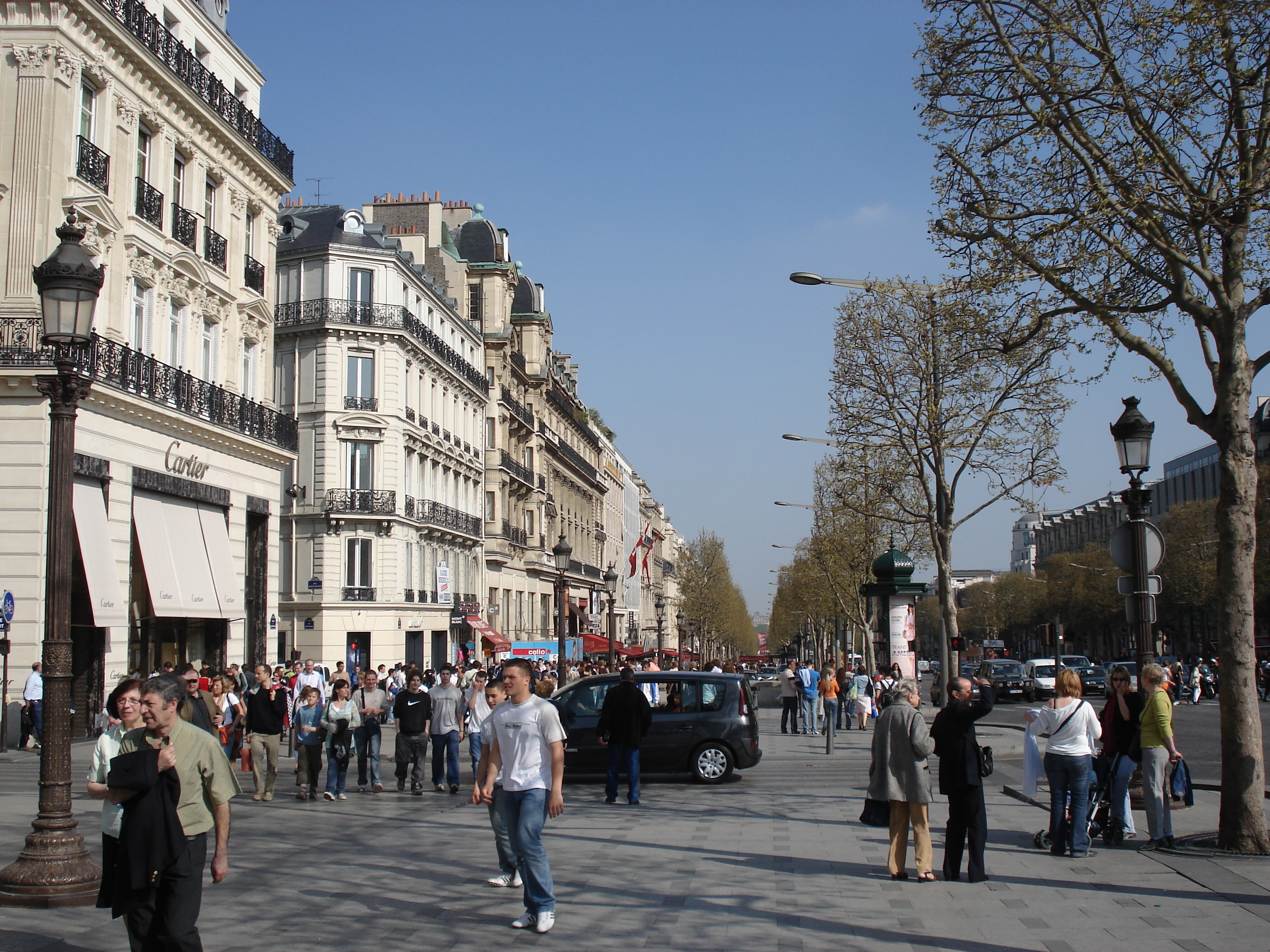 รูปถ่าย ฝรั่งเศส(France) ปารีส(Paris) ช็องเซลีเซ(Champs Elysees) 2006-04 32