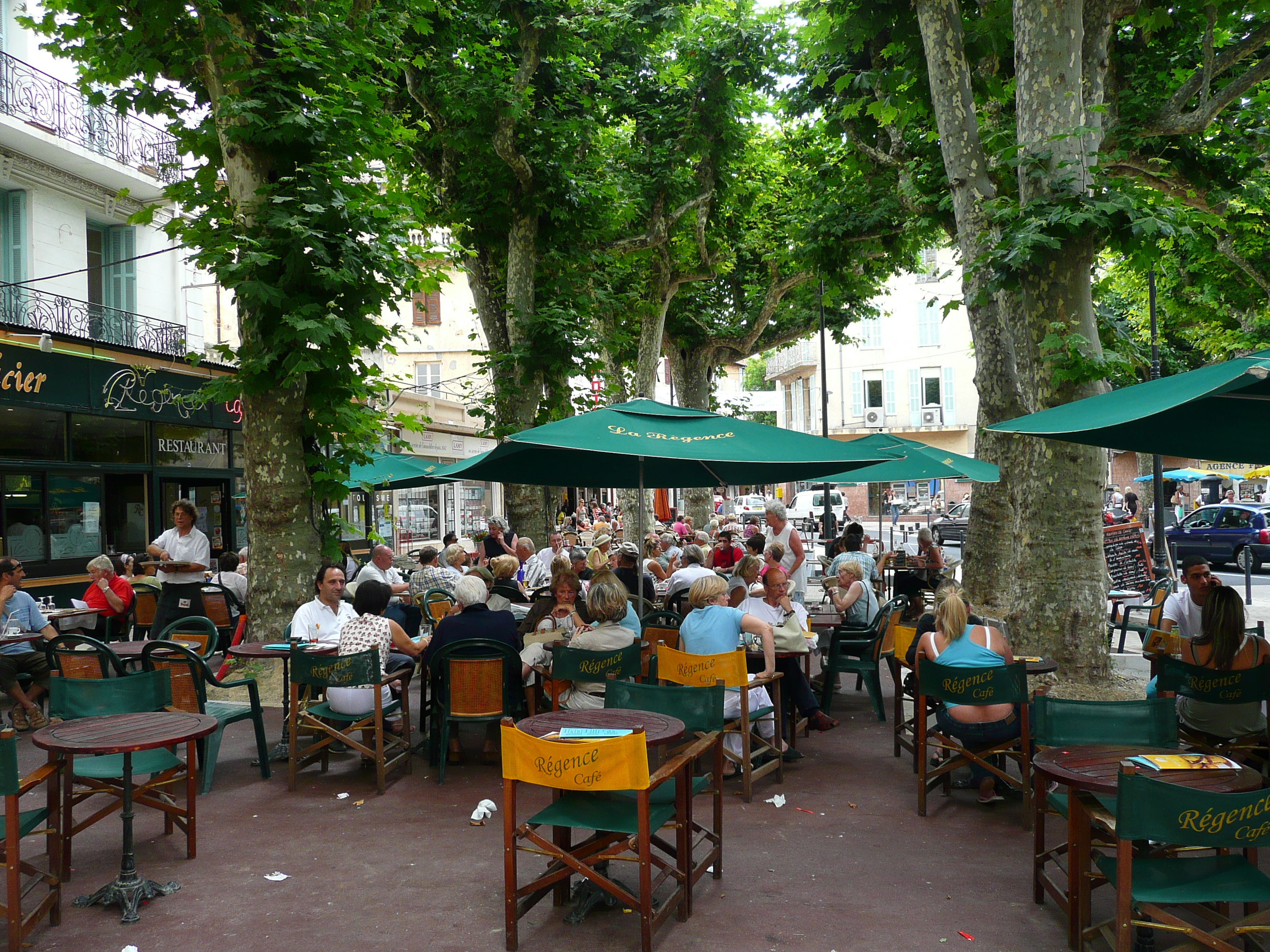 รูปถ่าย ฝรั่งเศส(France) วังซ์(Vence) จัตุรัสกร็องฌาร์แด็ง(Place du Grand Jardin) 2007-07 6