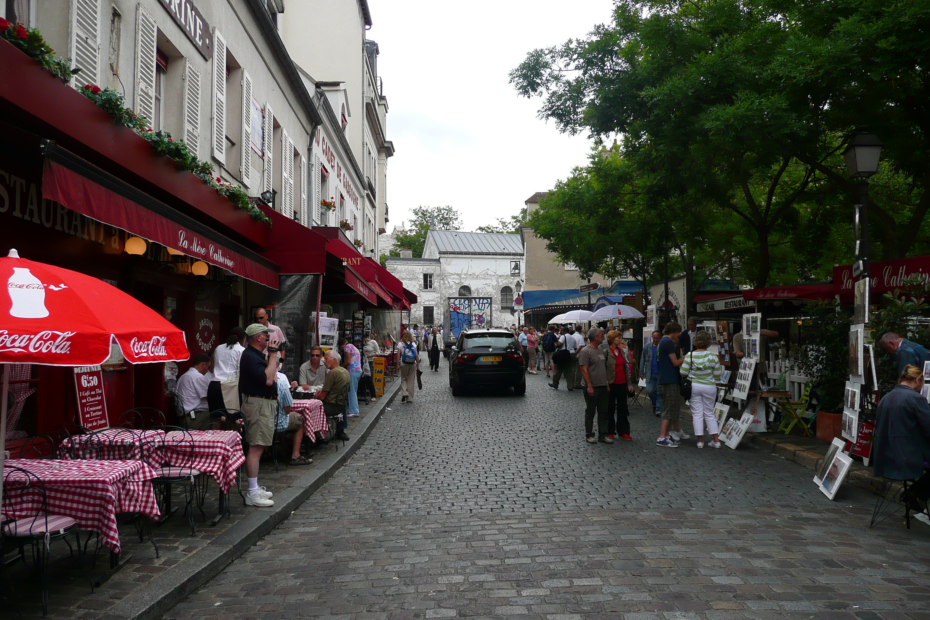 รูปถ่าย ฝรั่งเศส(France) ปารีส(Paris) จัตุรัสแตร์ทร์(Place du Tertre) 2007-06 39