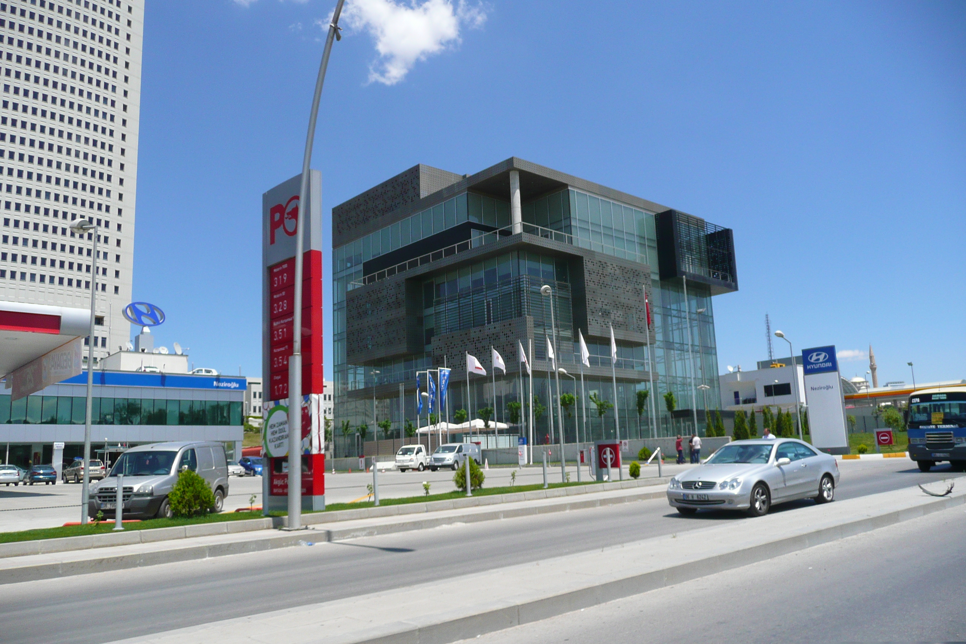 รูปถ่าย ตุรกี(Turkey) อังการา(Ankara) ถนนจากบิลเคนต์ไปอังการา(Bilkent to Ankara road) 2008-07 35