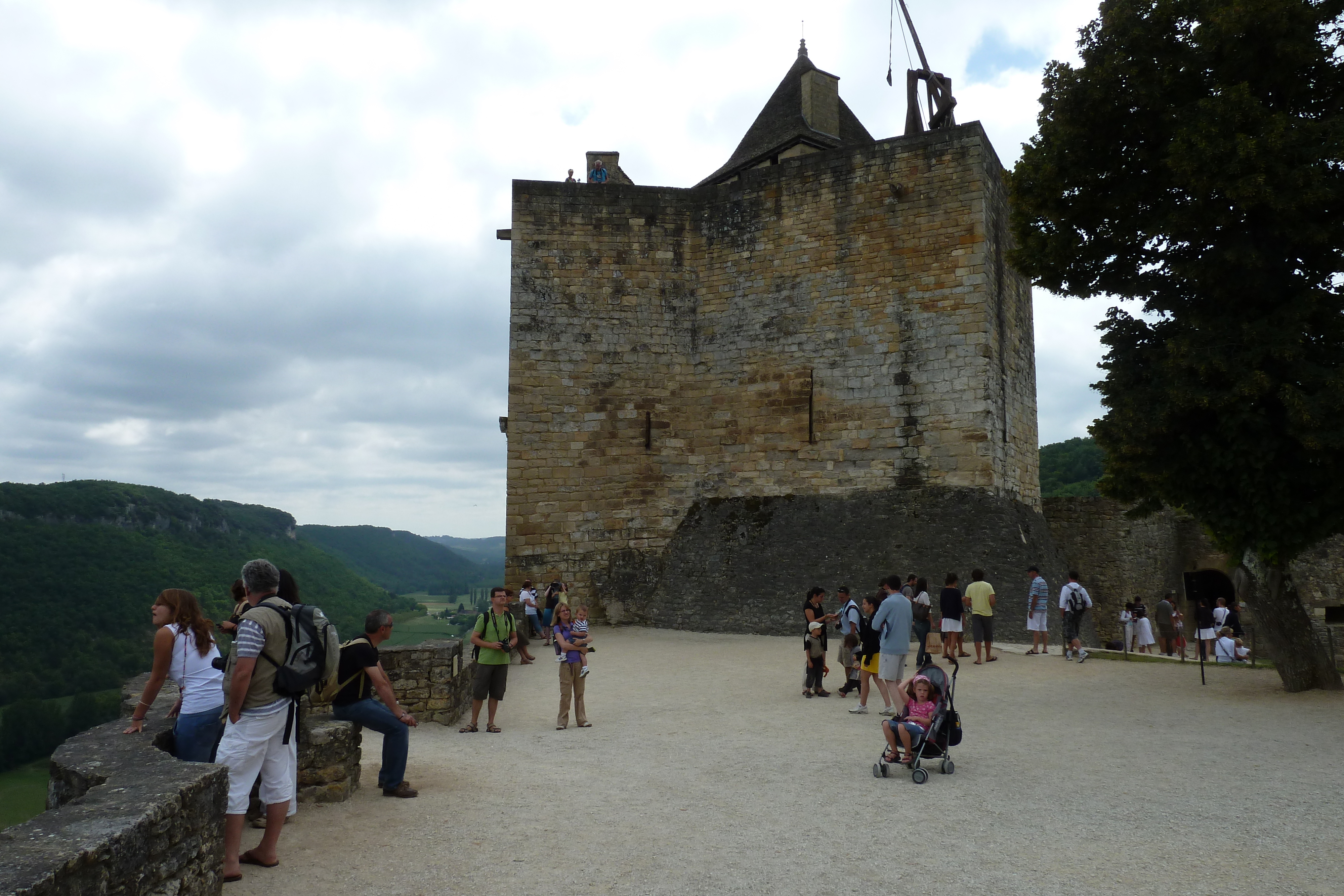 รูปถ่าย ฝรั่งเศส(France) ปราสาทกัสแตลโน(Castelnaud castle) 2010-08 13