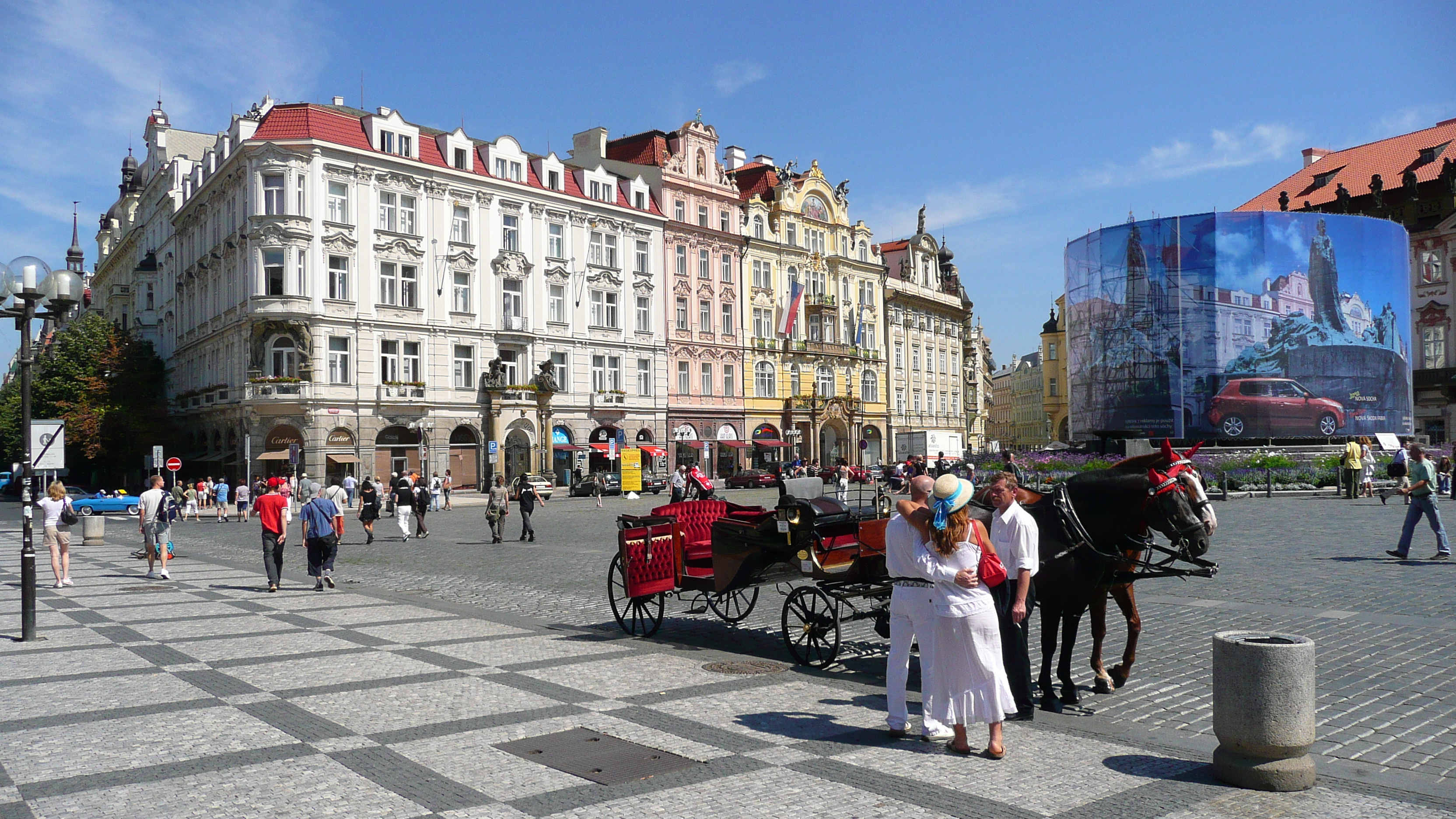 รูปถ่าย สาธารณรัฐเช็ก(Czech Republic) ปราก(Prague) จัตุรัสเมืองเก่าปราก(Staromestske namesti) 2007-07 9