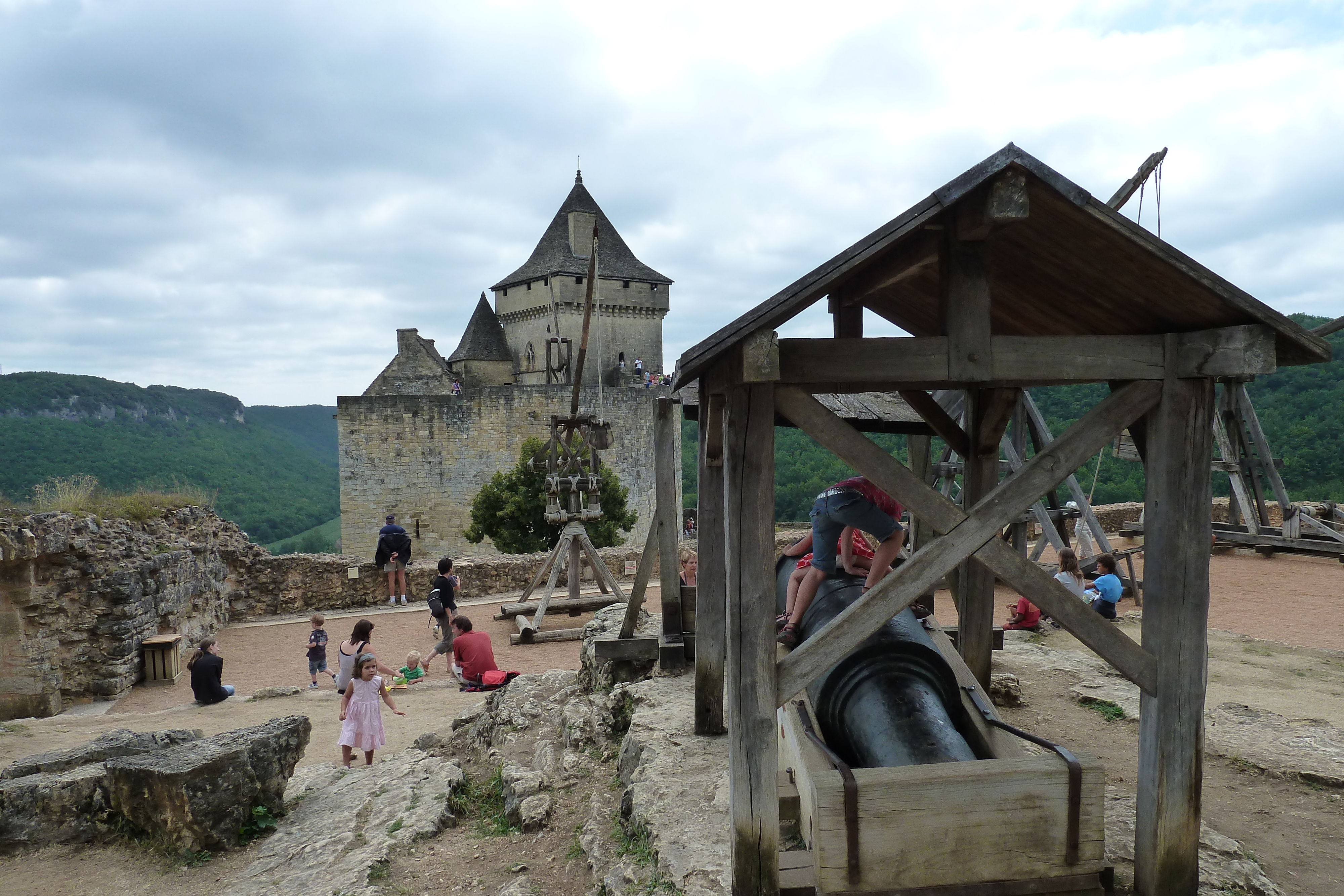 รูปถ่าย ฝรั่งเศส(France) ปราสาทกัสแตลโน(Castelnaud castle) 2010-08 63