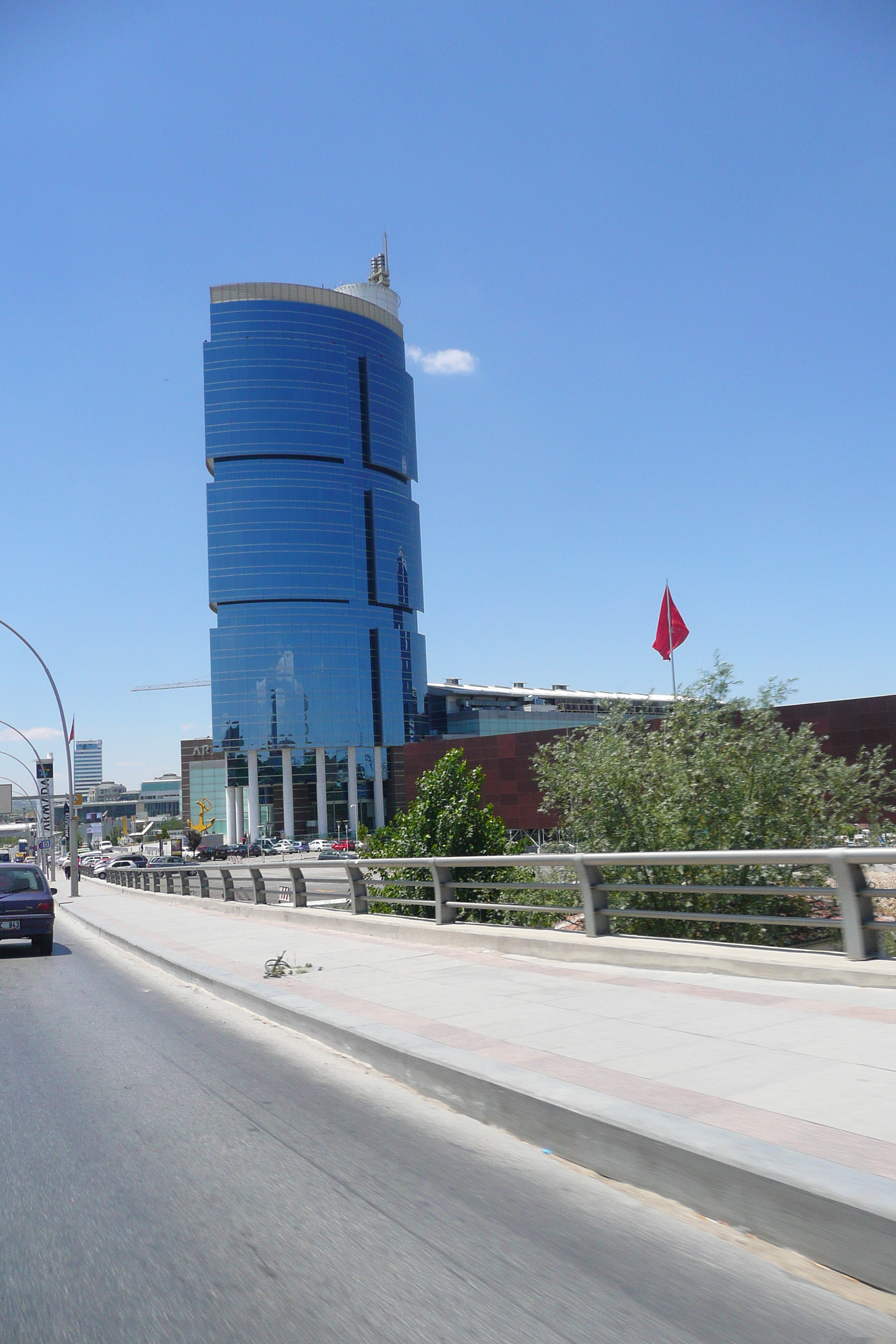 รูปถ่าย ตุรกี(Turkey) อังการา(Ankara) ถนนจากบิลเคนต์ไปอังการา(Bilkent to Ankara road) 2008-07 17