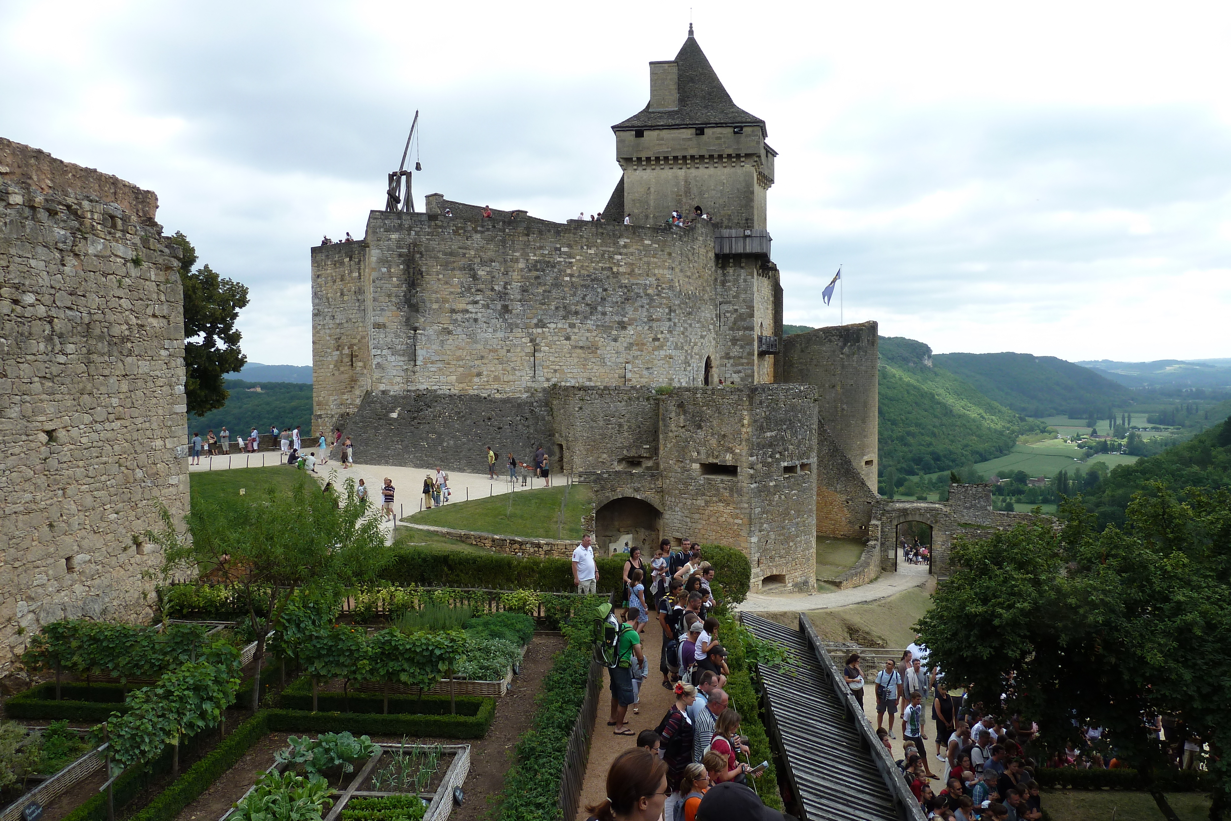 รูปถ่าย ฝรั่งเศส(France) ปราสาทกัสแตลโน(Castelnaud castle) 2010-08 65
