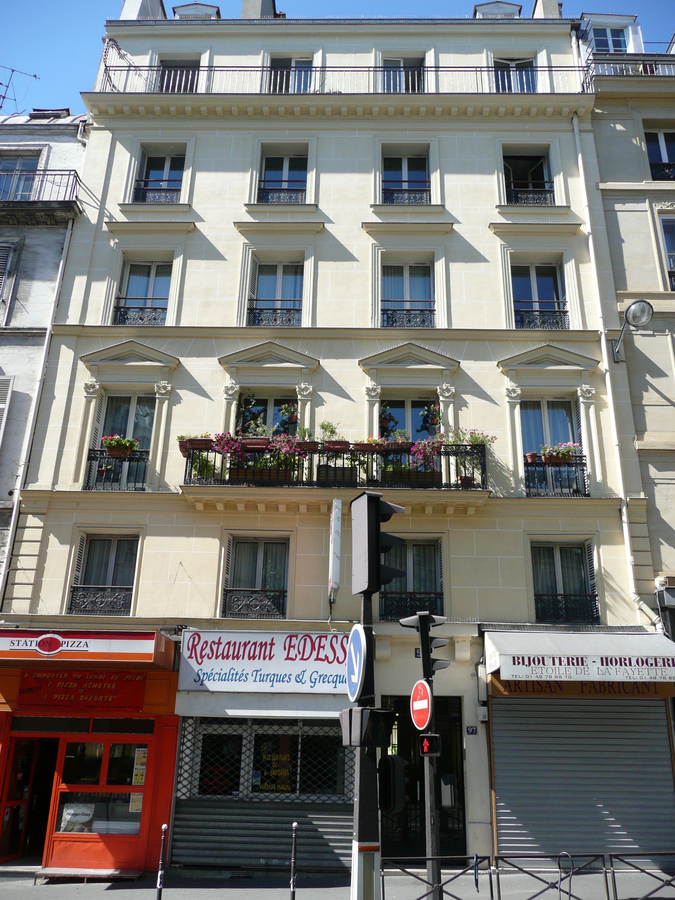 รูปถ่าย ฝรั่งเศส(France) ปารีส(Paris) ถนนลาฟาแย็ต(Rue La Fayette) 2007-08 116
