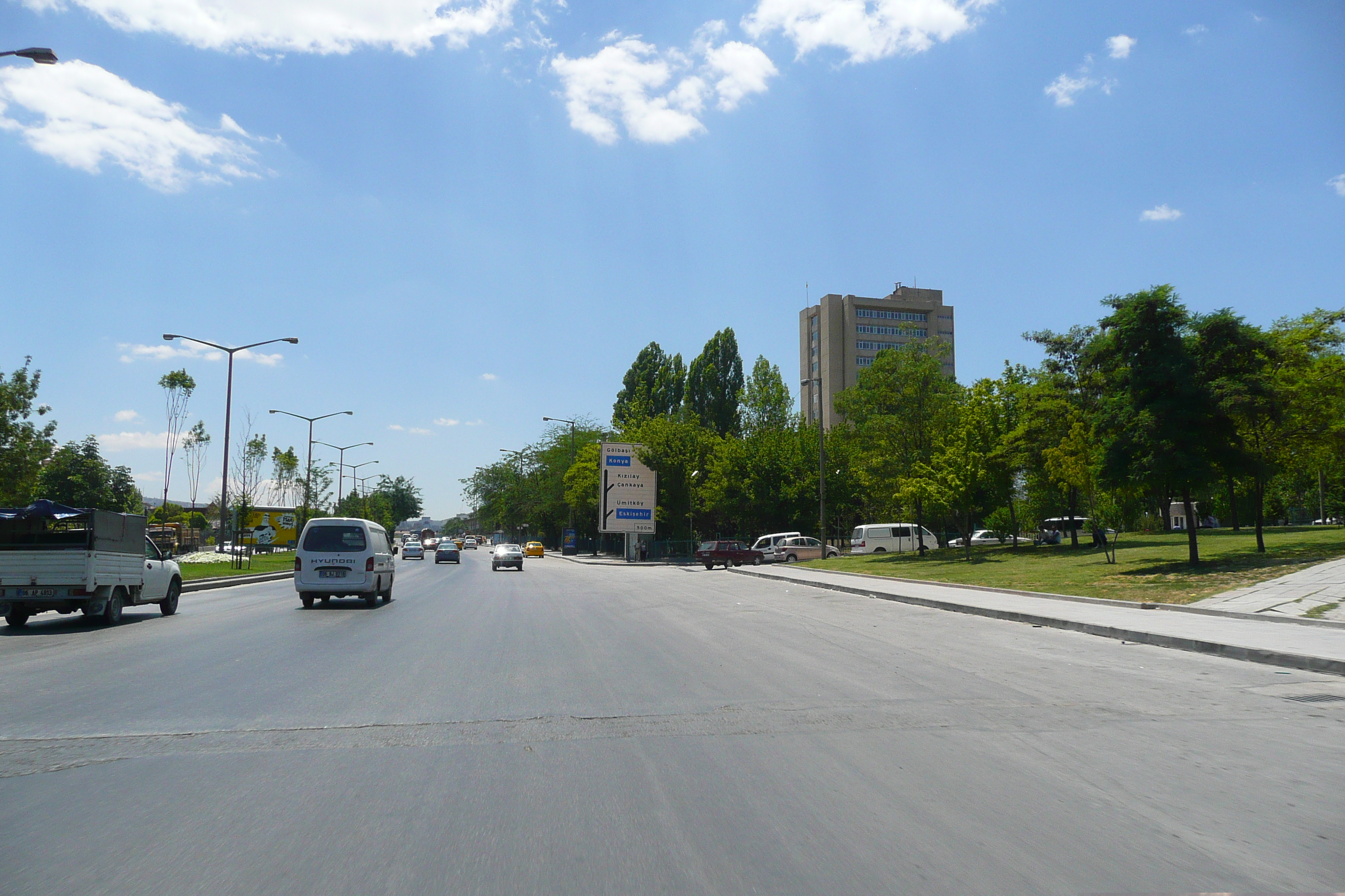 รูปถ่าย ตุรกี(Turkey) อังการา(Ankara) ถนนจากบิลเคนต์ไปอังการา(Bilkent to Ankara road) 2008-07 64
