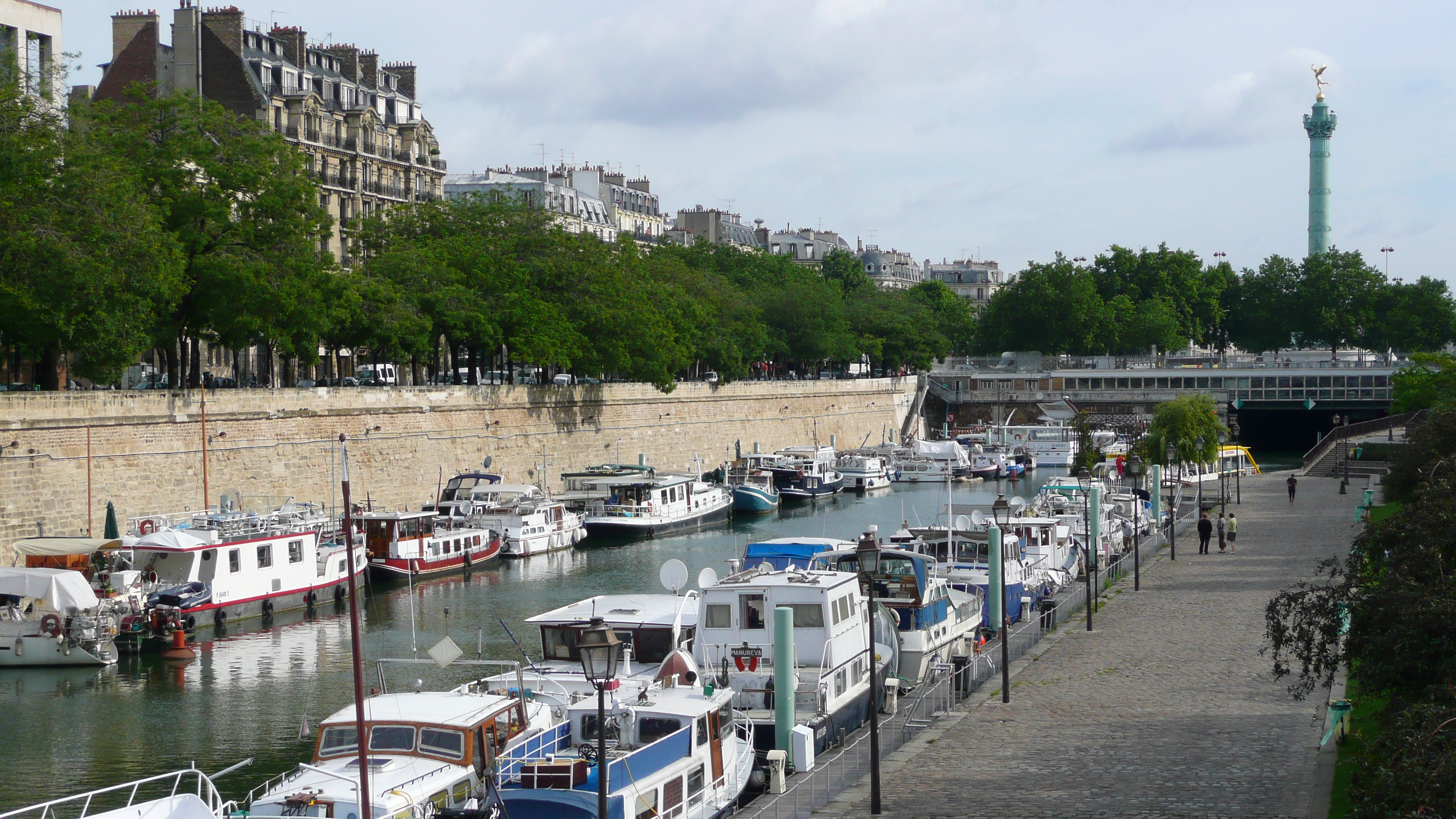 รูปถ่าย ฝรั่งเศส(France) ปารีส(Paris) ท่าเรือบัสตีย์(Bastille Harbour) 2007-06 64