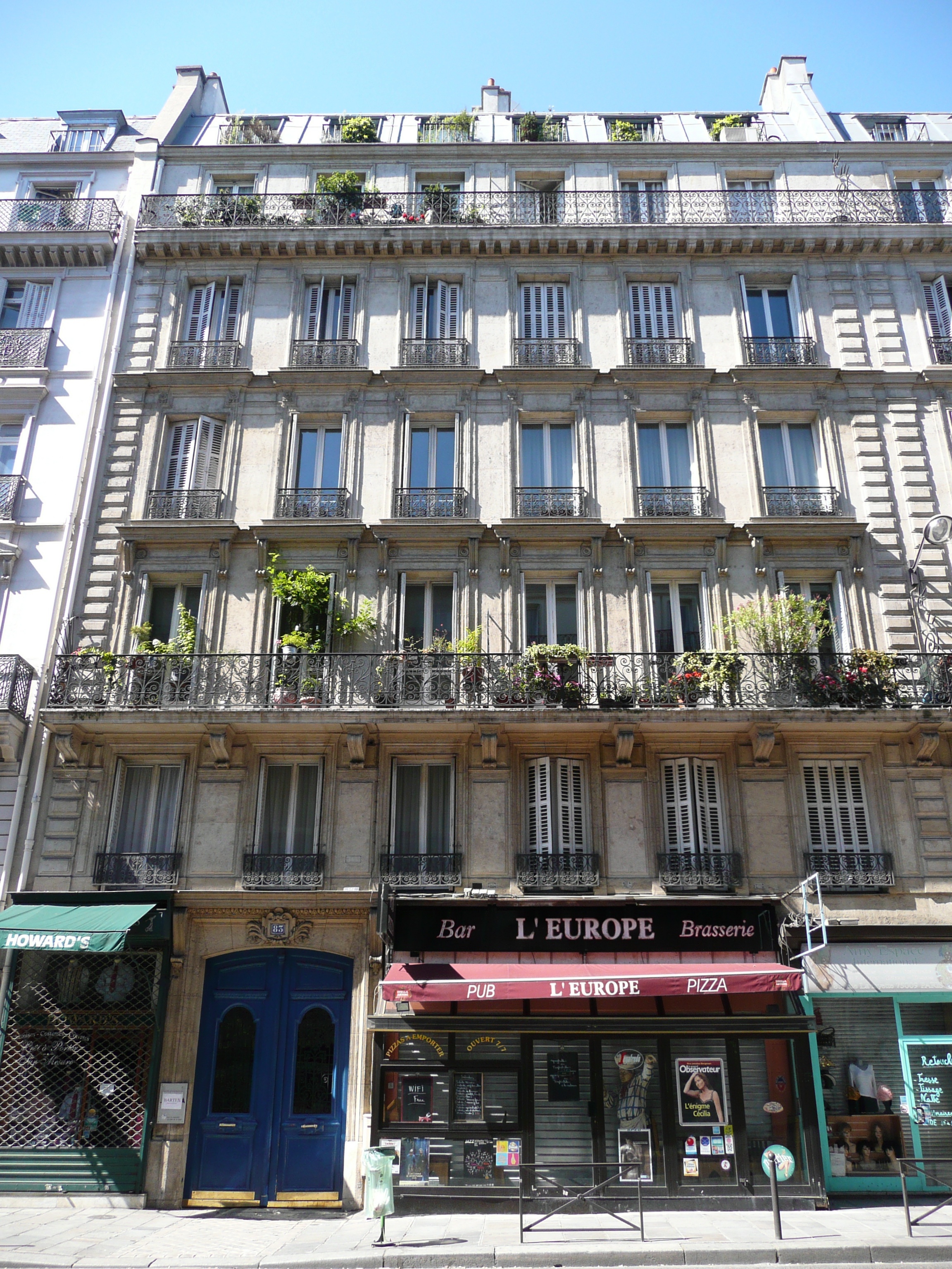 รูปถ่าย ฝรั่งเศส(France) ปารีส(Paris) ถนนลาฟาแย็ต(Rue La Fayette) 2007-08 124