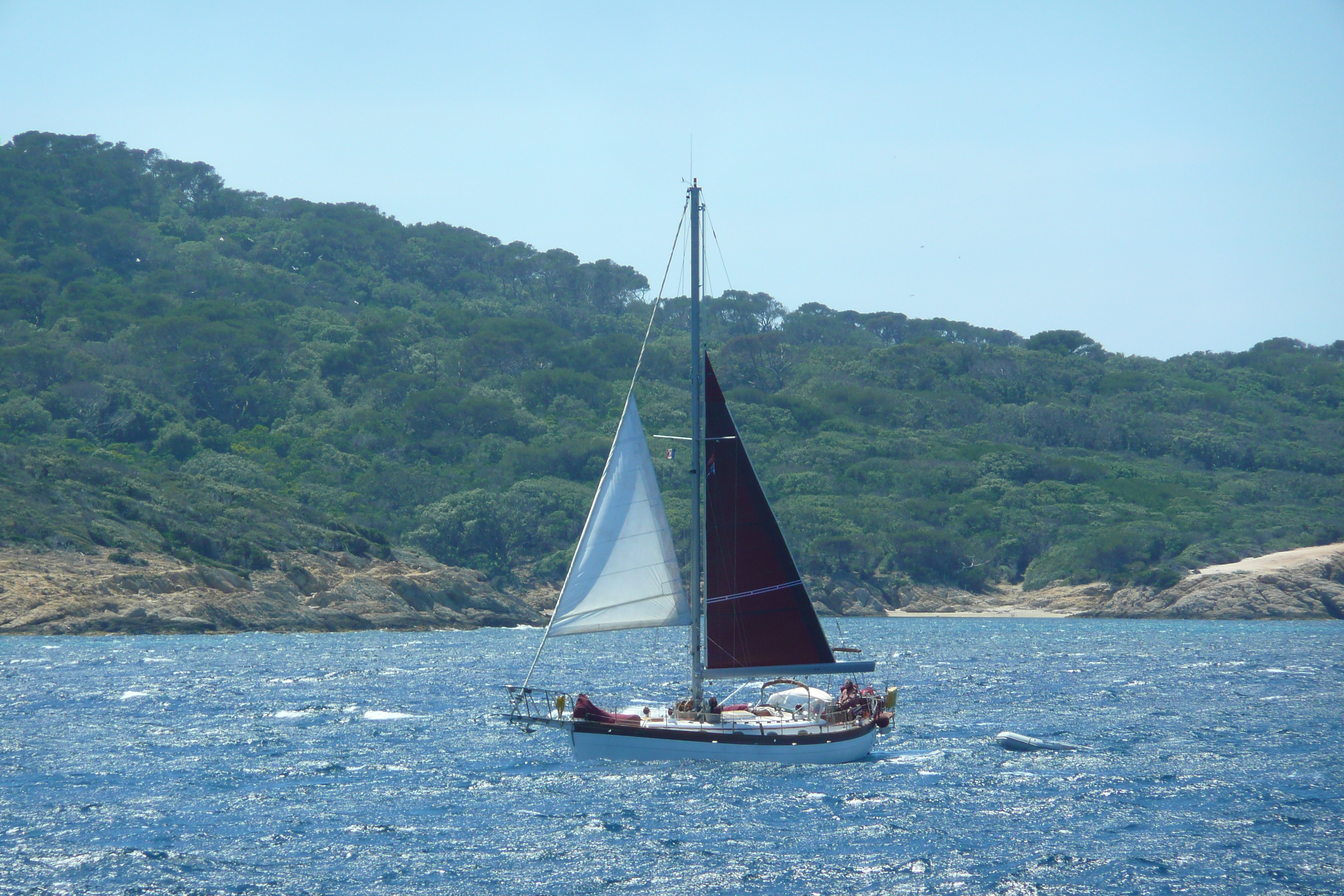 รูปถ่าย ฝรั่งเศส(France) เกาะปอร์เกอรอล(Porquerolles Island) ล่องเรือไปเกาะปอร์เกอรอล(Boat trip to Porquerolles) 2008-05 18