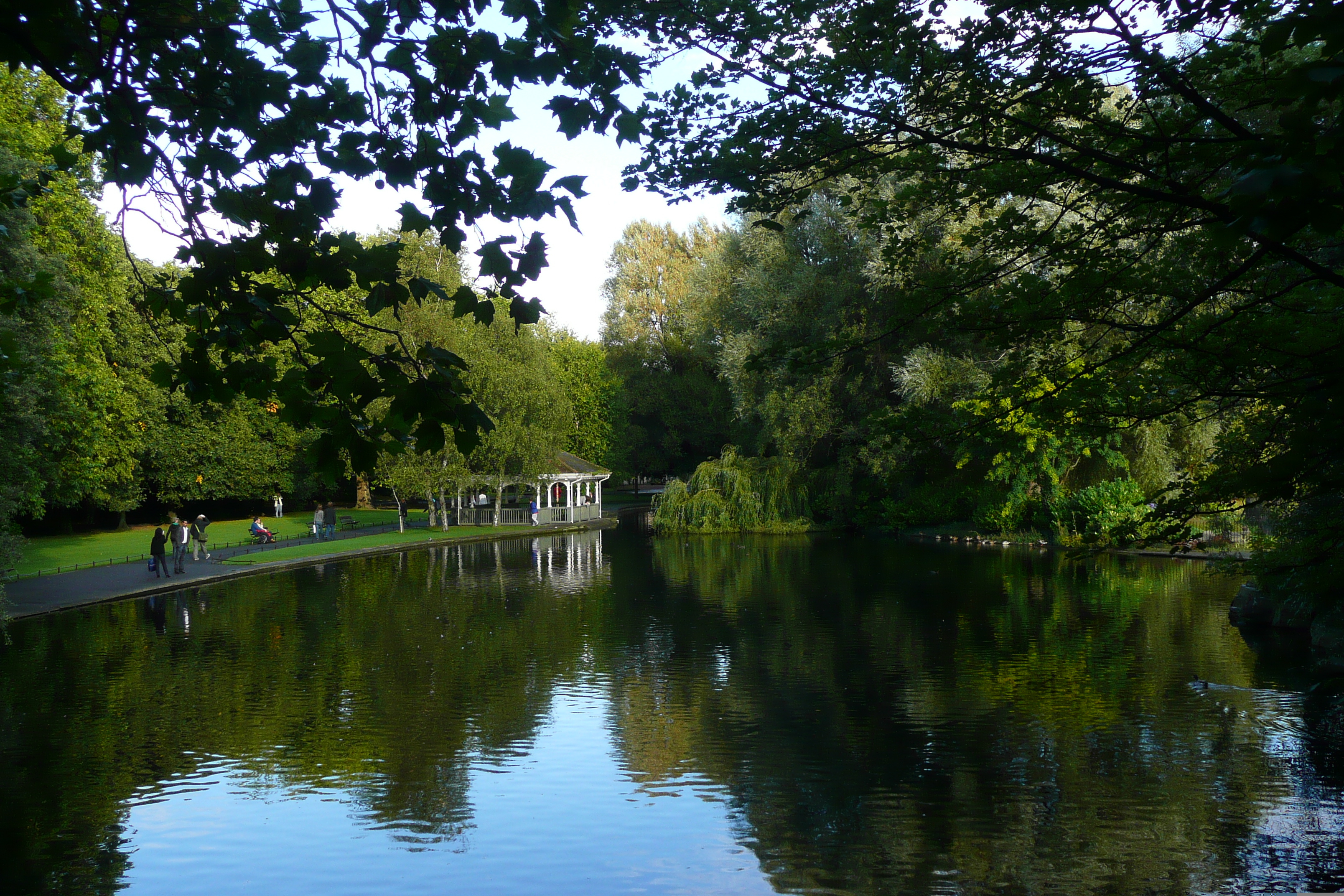 รูปถ่าย ไอร์แลนด์(Ireland) ดับลิน(Dublin) สวนเซนต์สตีเฟนส์กรีน(St. Stephen's Green) 2008-09 46