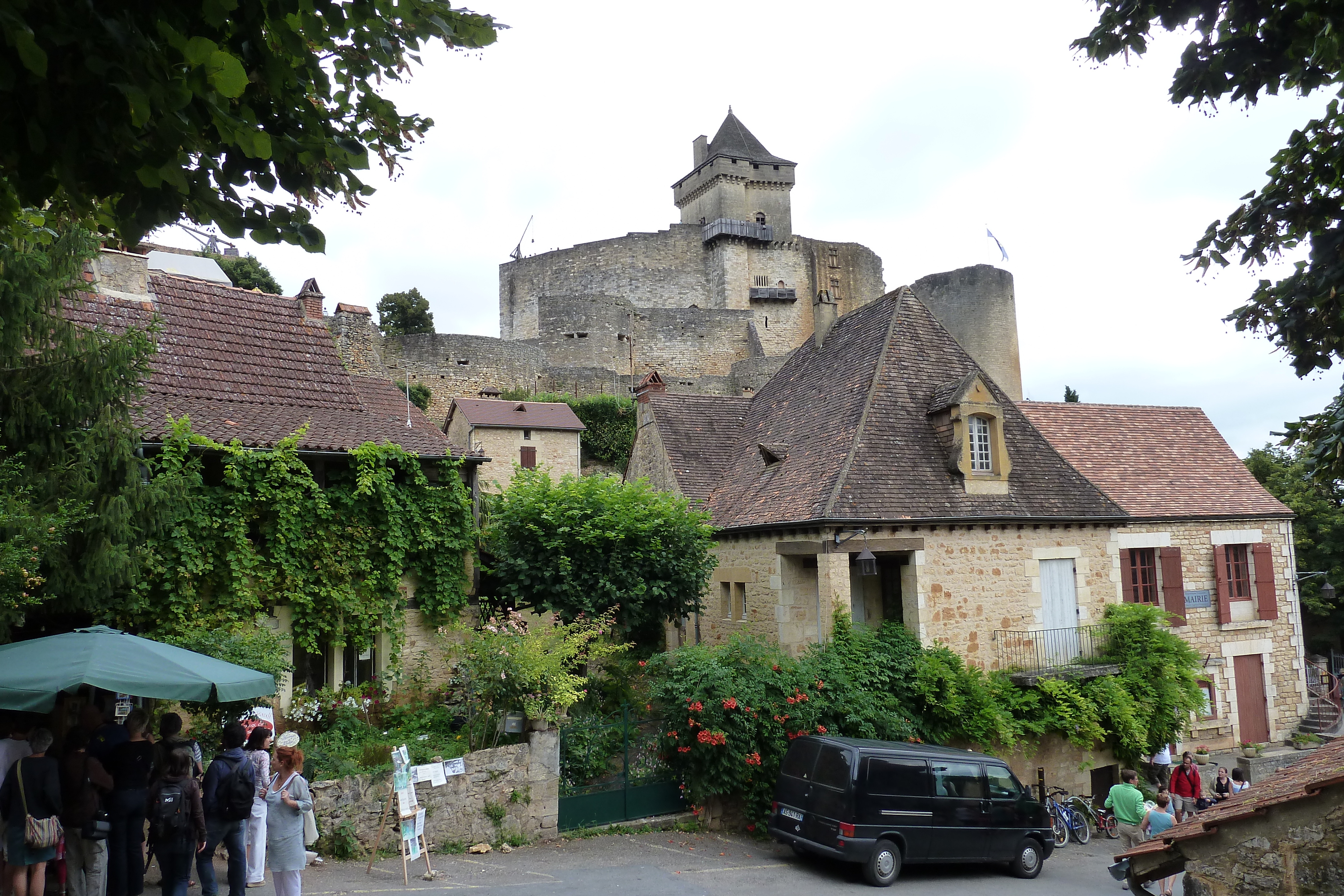 รูปถ่าย ฝรั่งเศส(France) ปราสาทกัสแตลโน(Castelnaud castle) 2010-08 43