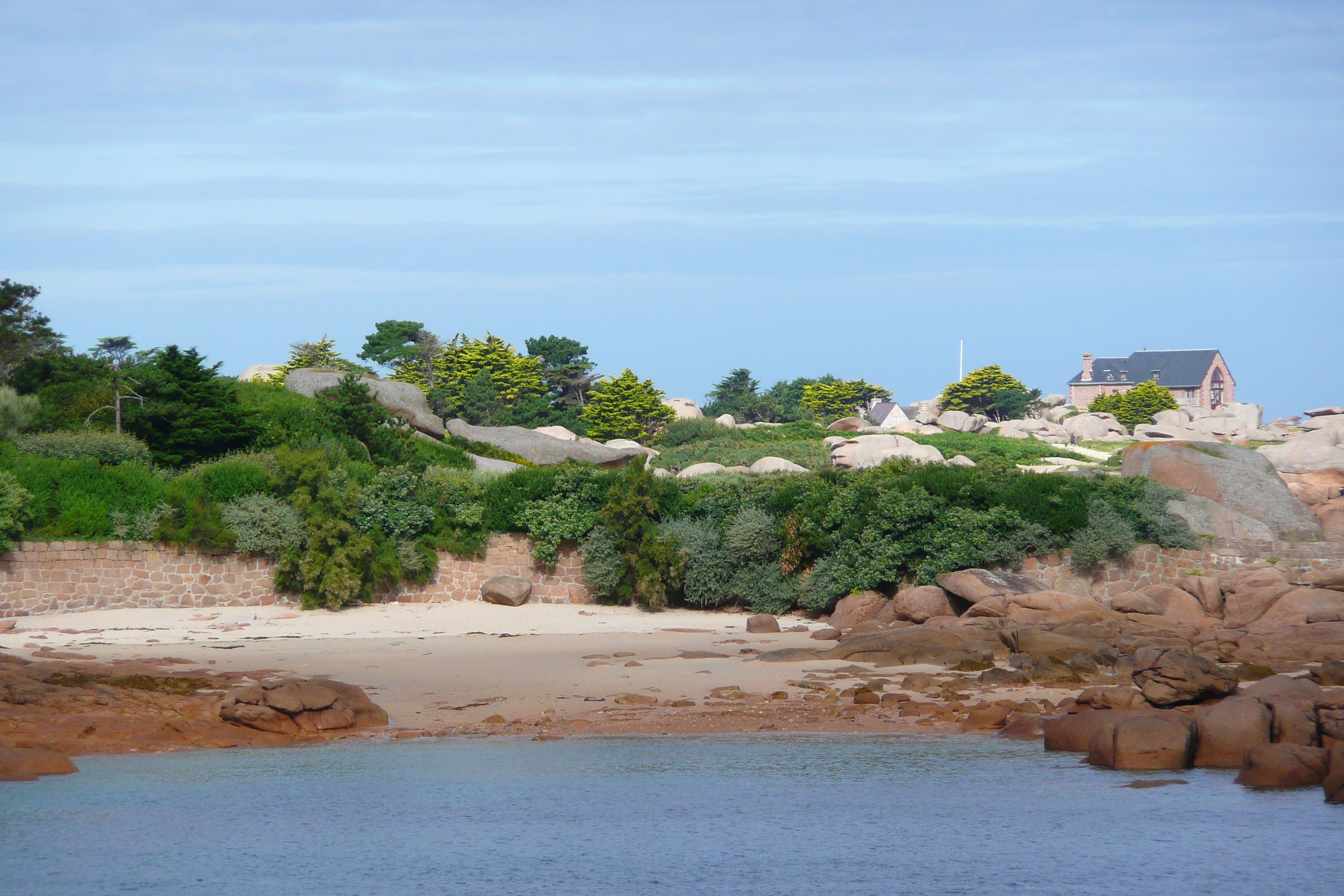 รูปถ่าย ฝรั่งเศส(France) แปร์รอส-กีแรก(Perros Guirec) หิน  แกรนิตชมพู (Cote de granite rose) 2007-08 74