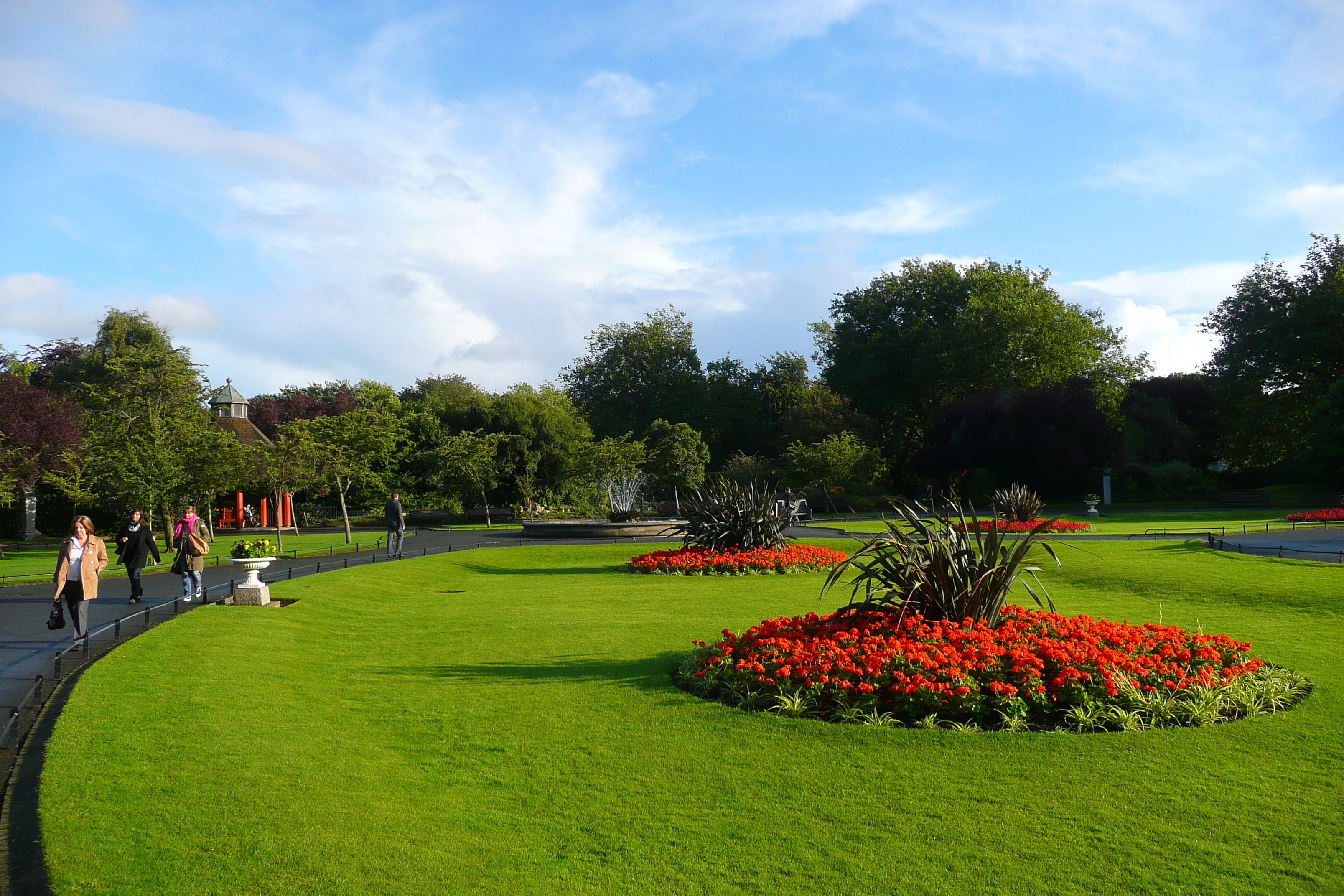 รูปถ่าย ไอร์แลนด์(Ireland) ดับลิน(Dublin) สวนเซนต์สตีเฟนส์กรีน(St. Stephen's Green) 2008-09 53