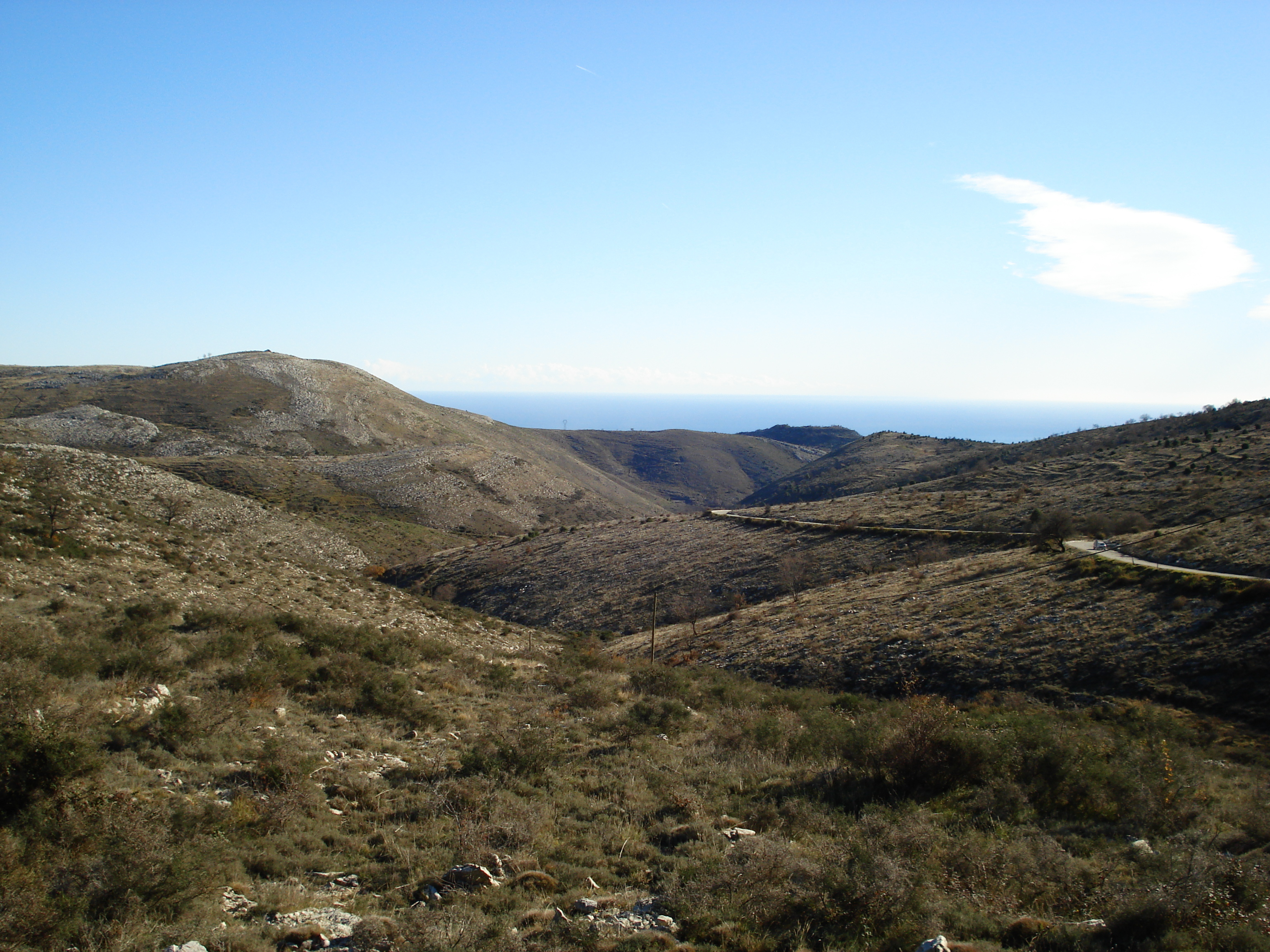 รูปถ่าย ฝรั่งเศส(France) เฟรนช์ริวิเอรา(French Riviera) ถนนช่องเขาเดอว็องส์(Col de Vence road) 2007-01 2