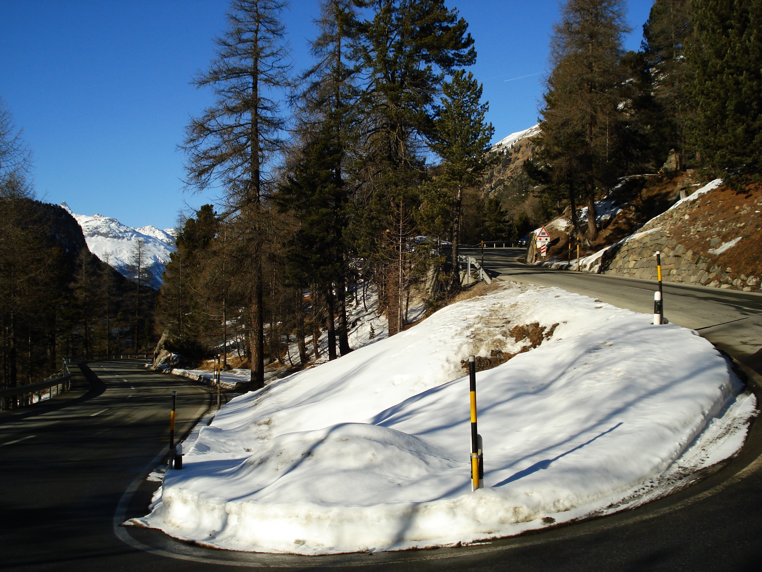 รูปถ่าย สวิสเซอร์แลนด์(Switzerland) จากปอนเตรซีนาไปลาโกเบียนโก(From Pontresina to Lago Bianco) 2007-01 83