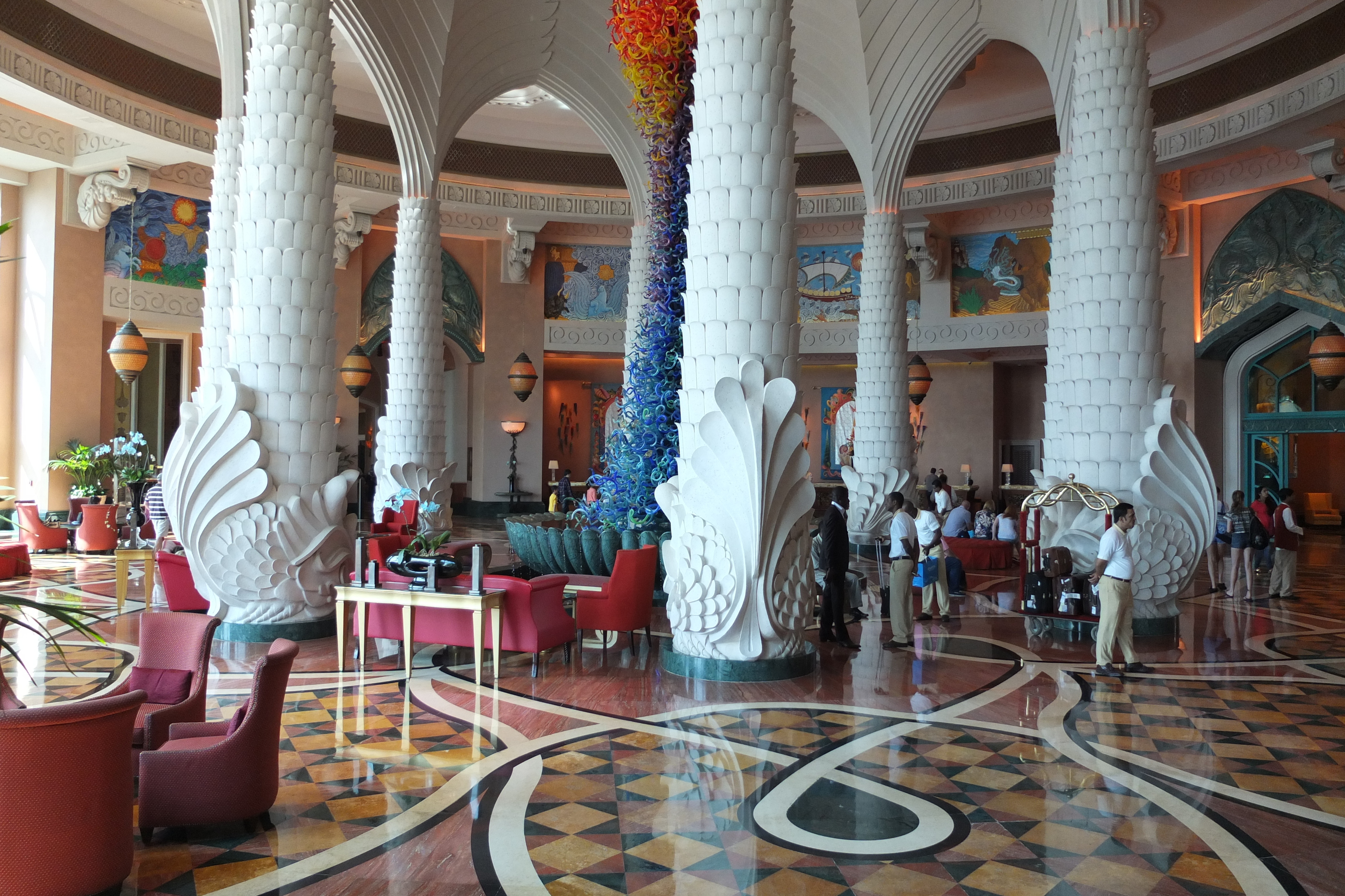 รูปถ่าย สหรัฐอาหรับเอมิเรตส์(United Arab Emirates) ดูไบ(Dubai) โรงแรมแอตแลนติส(Atlantis Hotel) 2014-02 108
