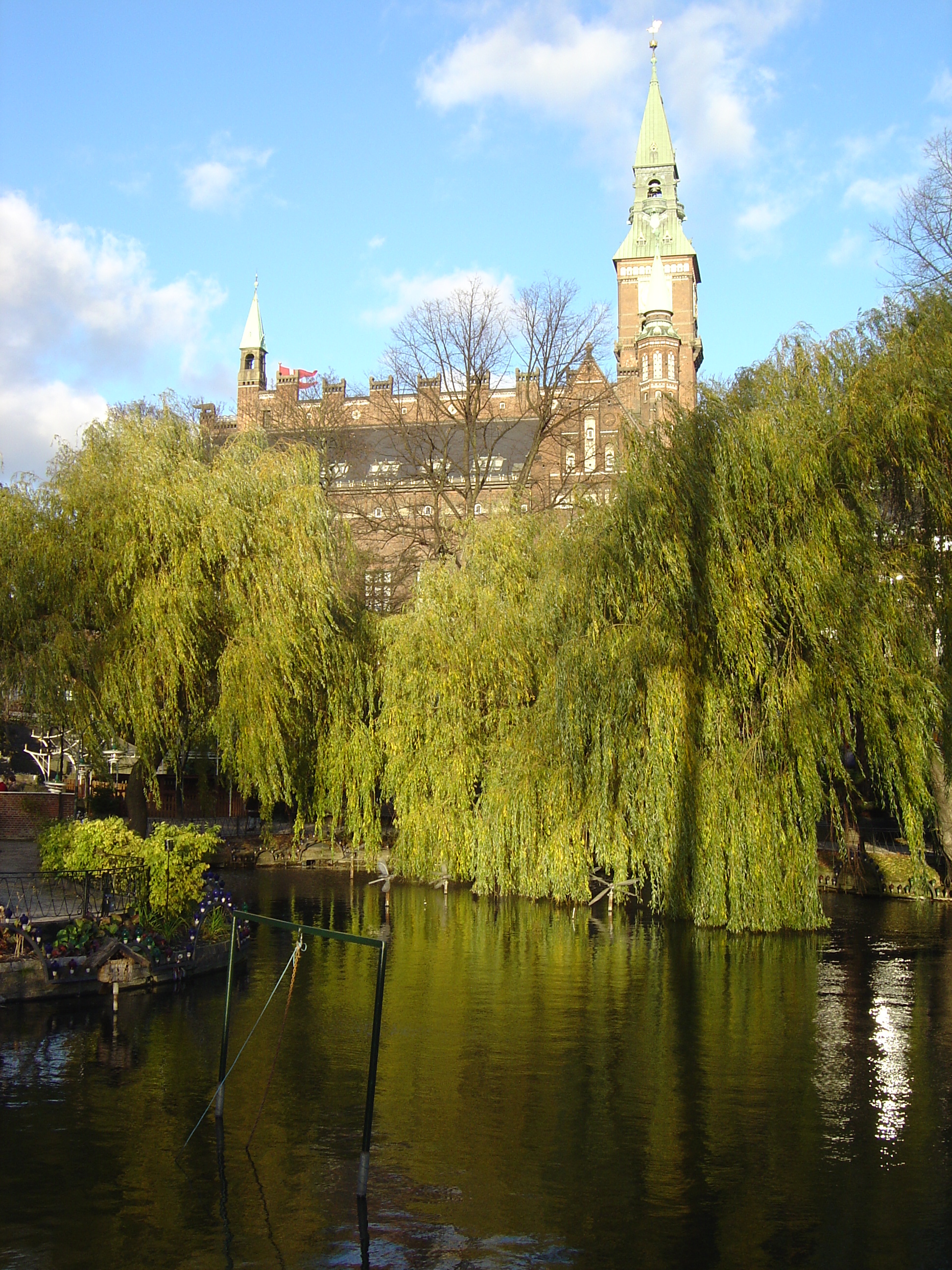 รูปถ่าย เดนมาร์ก(Denmark) โคเปนเฮเกน(Copenhagen) สวนสาธารณะทิโวลี(Tivoli Park) 2004-11 22