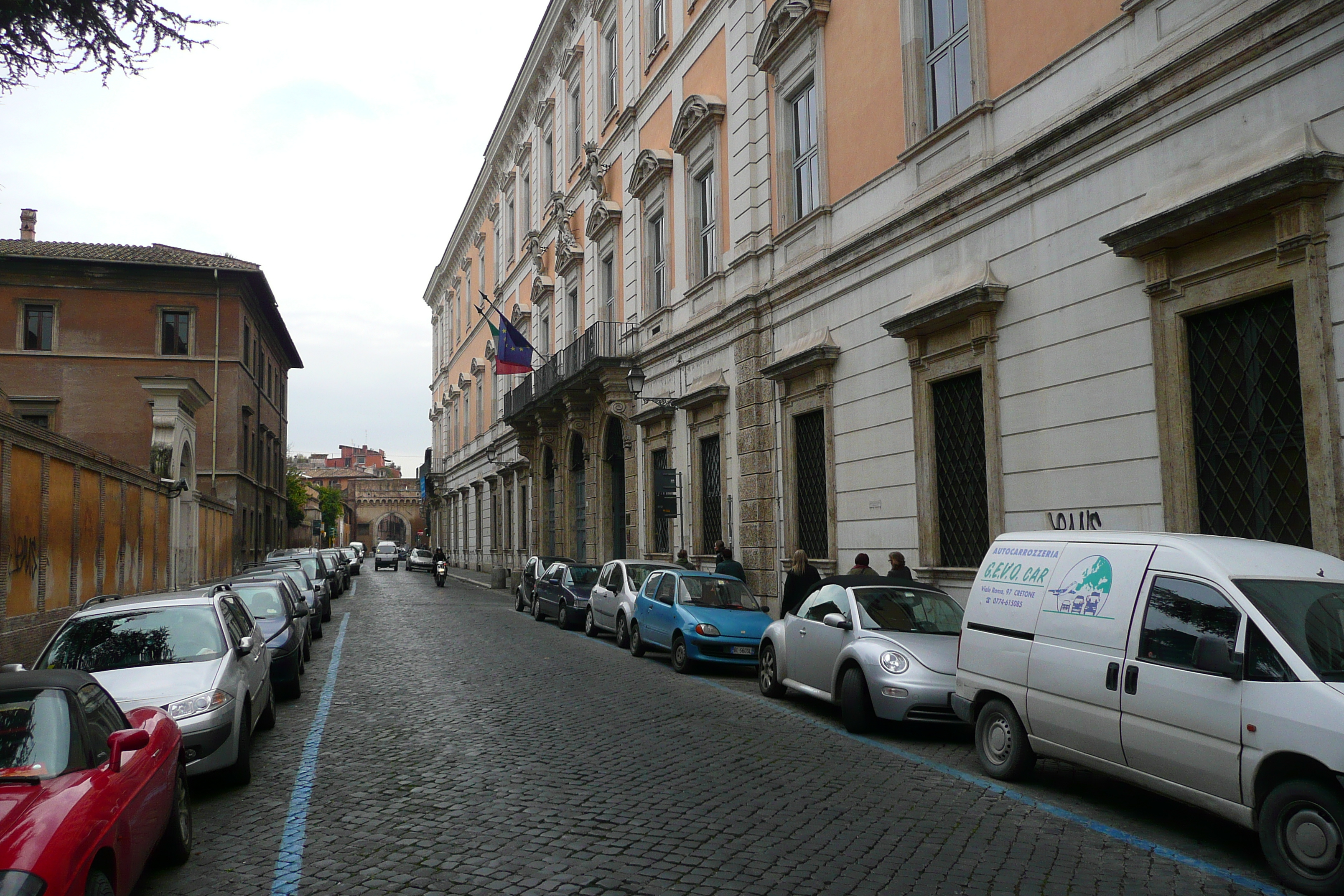 รูปถ่าย อิตาลี(Italy) โรม(Rome) ถนนเดลลาลุงการา(Via della Lungara) 2007-11 1