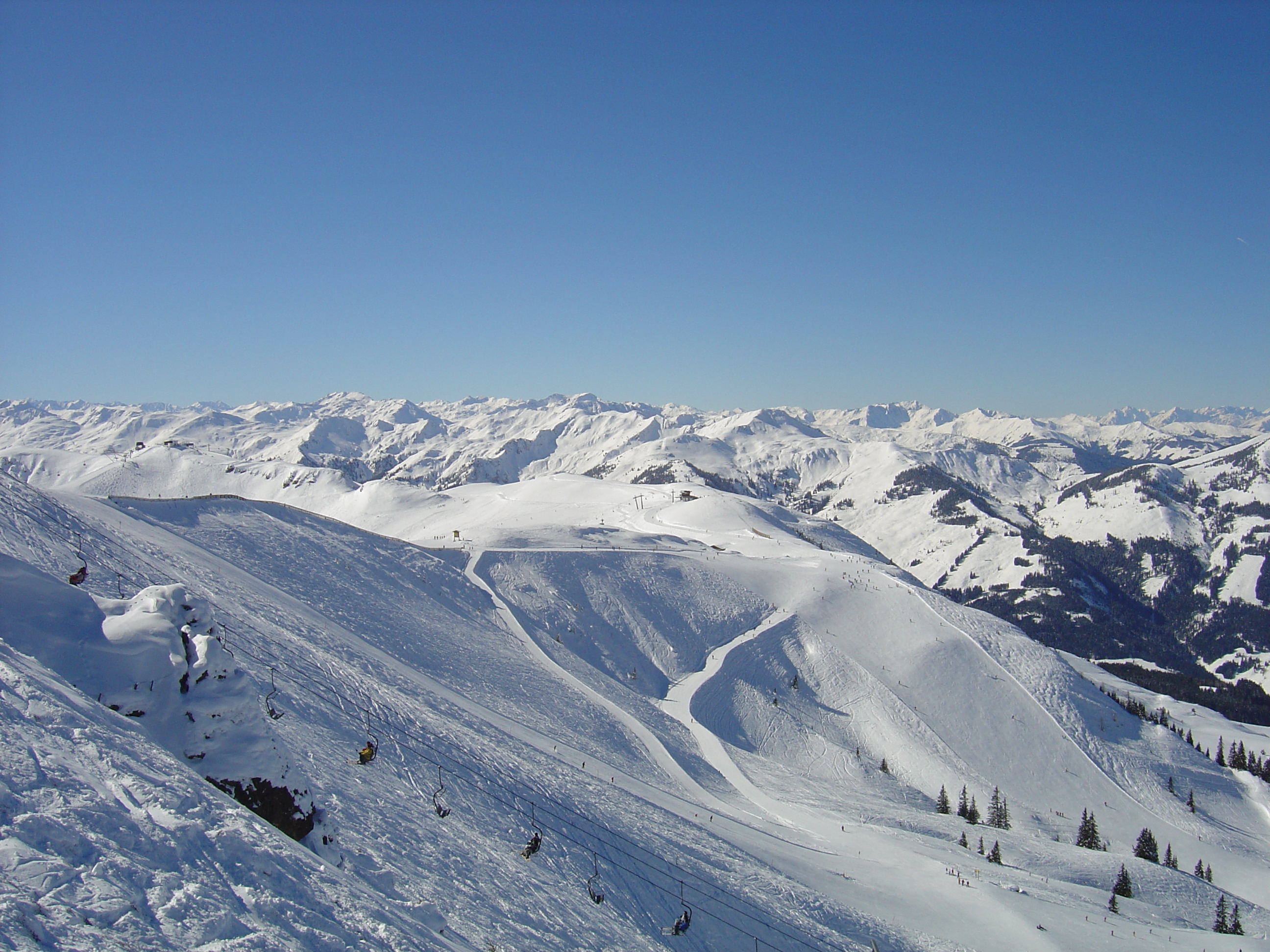 รูปถ่าย ออสเตรีย(Austria) คิทซ์บูเฮล(Kitzbuhel) สกี(Ski) 2005-03 54