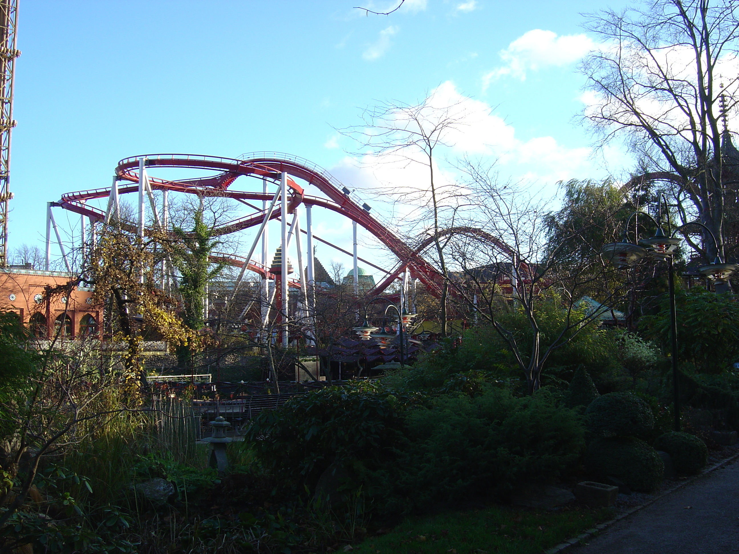 รูปถ่าย เดนมาร์ก(Denmark) โคเปนเฮเกน(Copenhagen) สวนสาธารณะทิโวลี(Tivoli Park) 2004-11 11