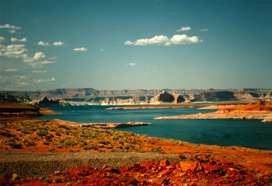 รูปถ่าย สหรัฐอเมริกา(United States) ทะเลสาบพาวเวลล์(Lake Powell) 1992-08 3
