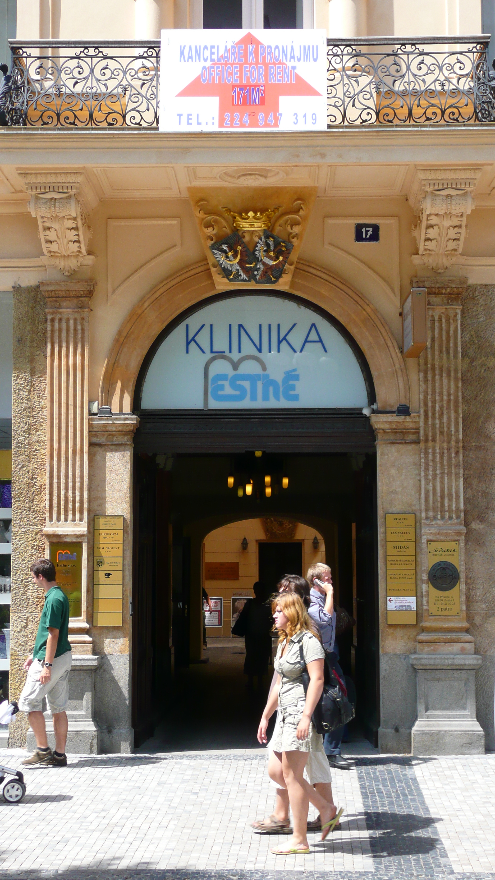 รูปถ่าย สาธารณรัฐเช็ก(Czech Republic) ปราก(Prague) ถนนนาปชีโกพ(Na Prikope) 2007-07 0