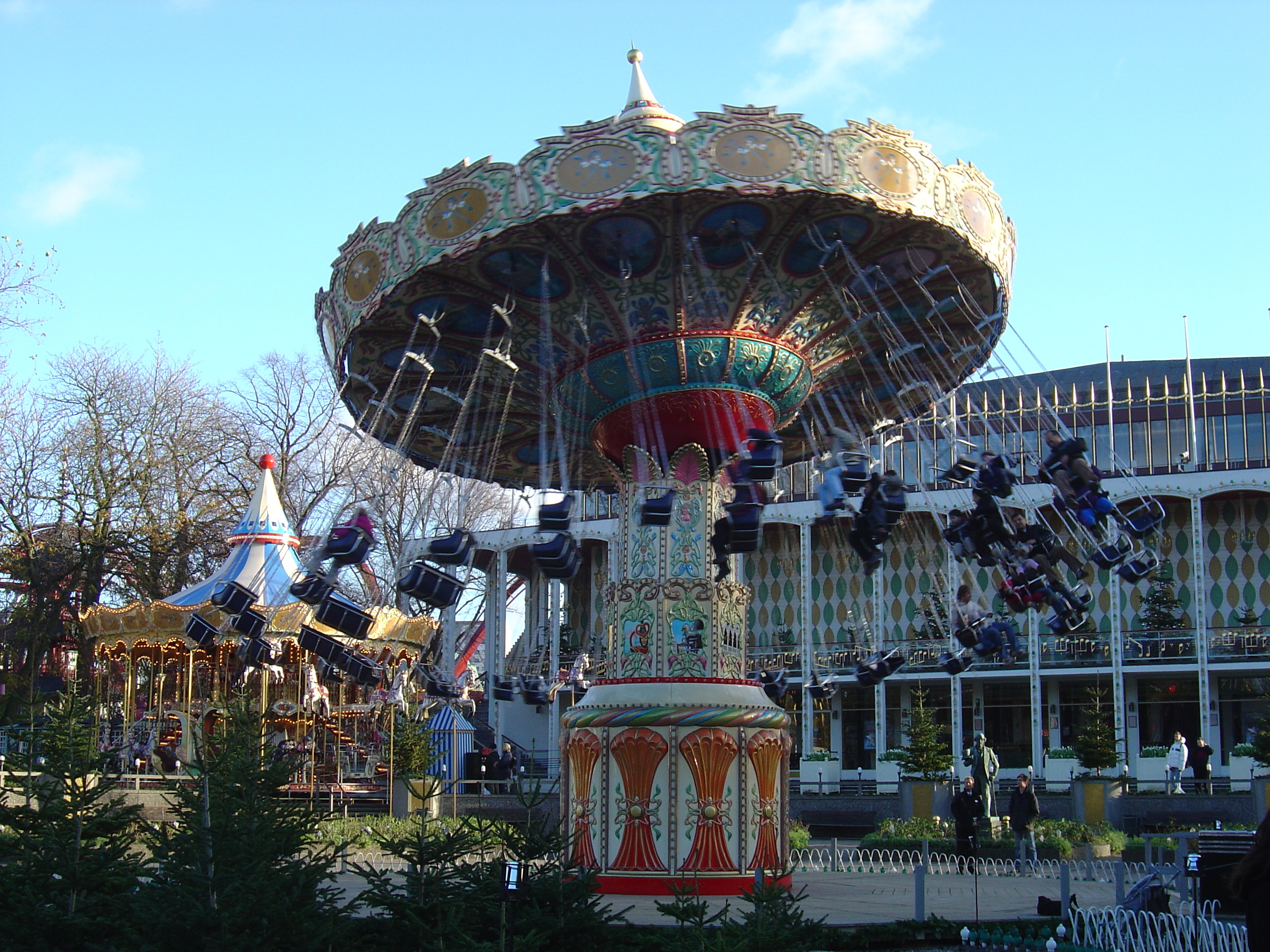 รูปถ่าย เดนมาร์ก(Denmark) โคเปนเฮเกน(Copenhagen) สวนสาธารณะทิโวลี(Tivoli Park) 2004-11 12