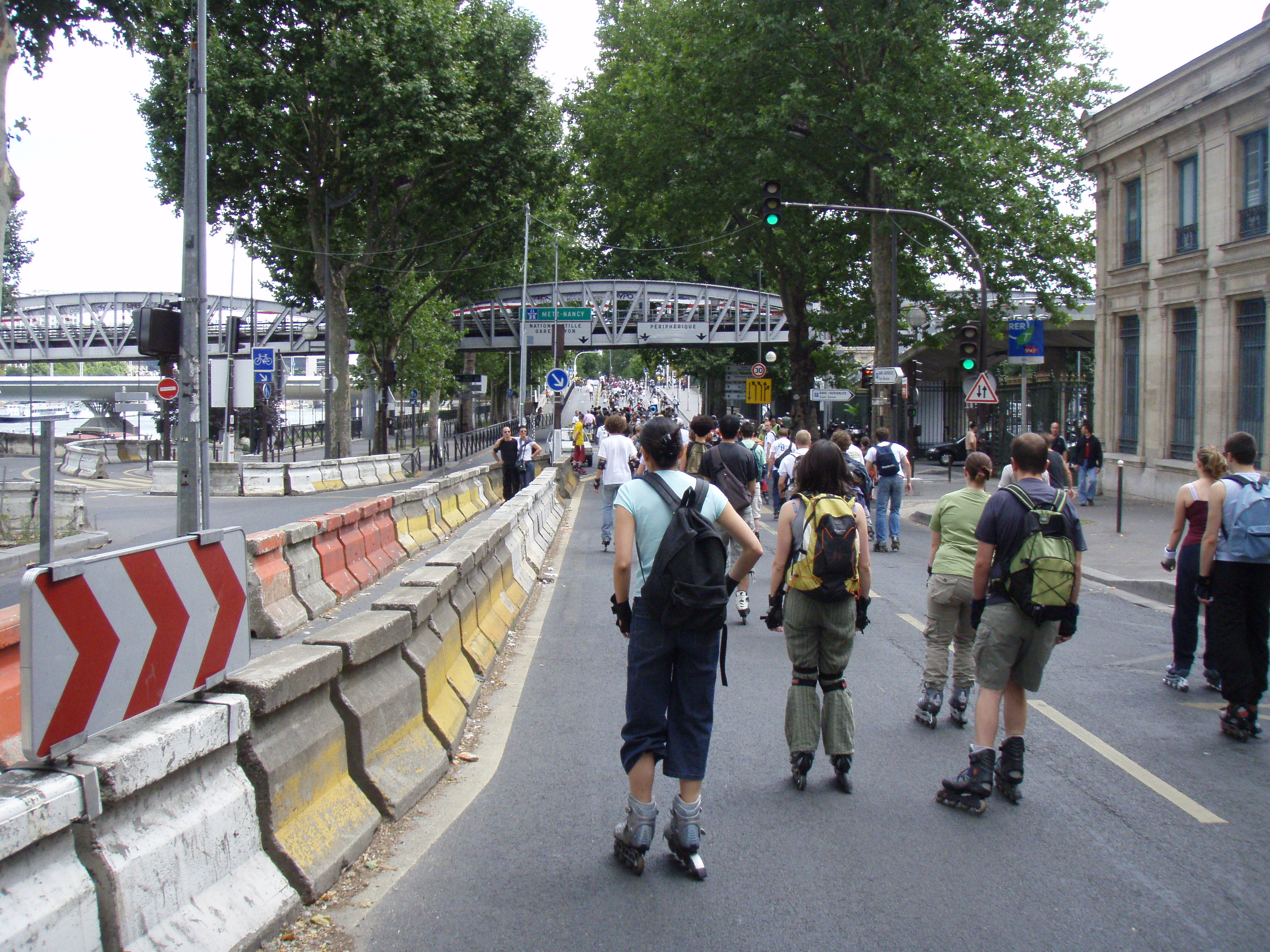 รูปถ่าย ฝรั่งเศส(France) ปารีส(Paris) เล่นสเก็ตในปารีส(Randonnee Roller et Coquillages) 2007-07 139