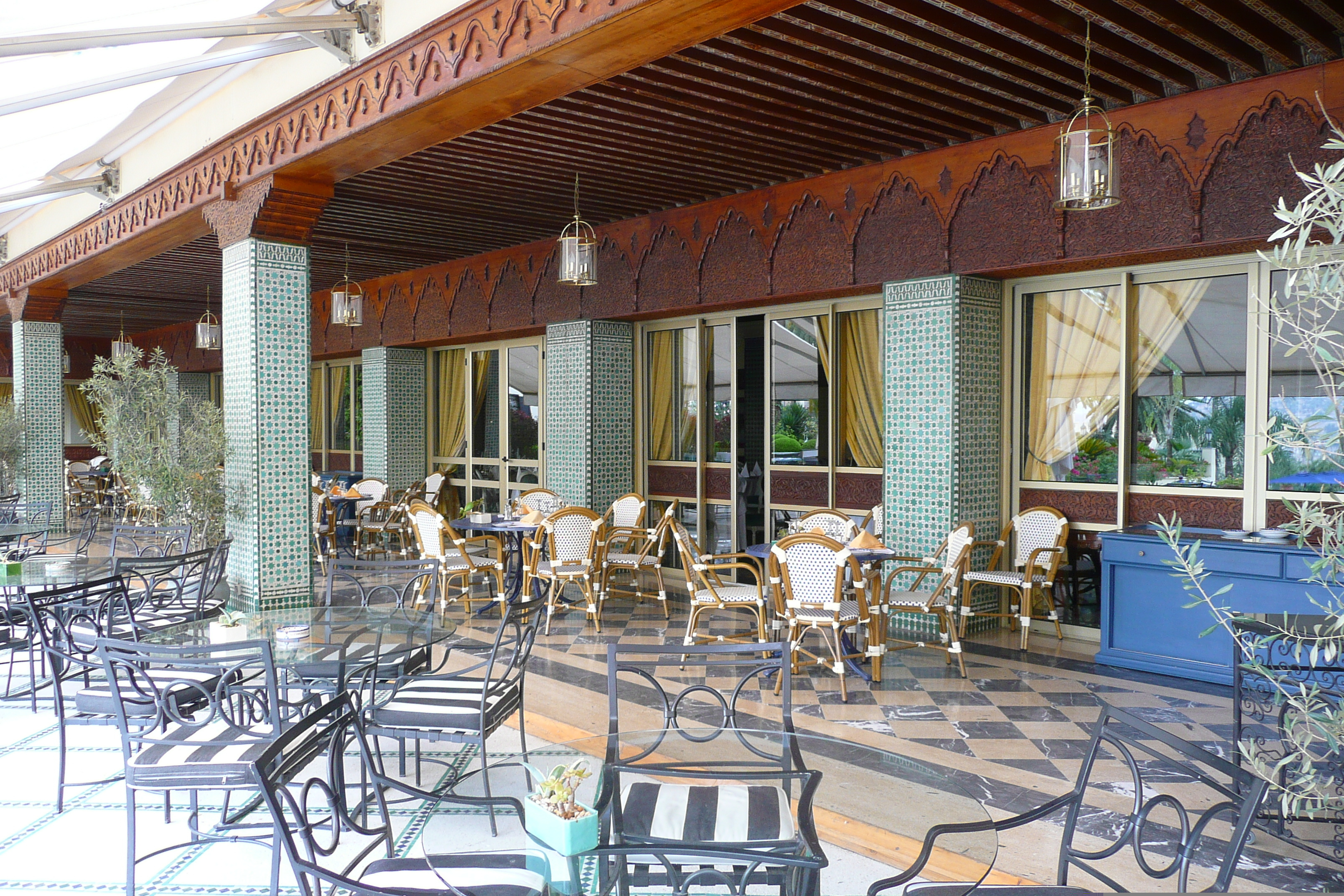 รูปถ่าย โมร็อกโก(Morocco) เฟส(Fes) โรงแรมปาเลจาไม(Palais Jamai Hotel) 2008-07 47