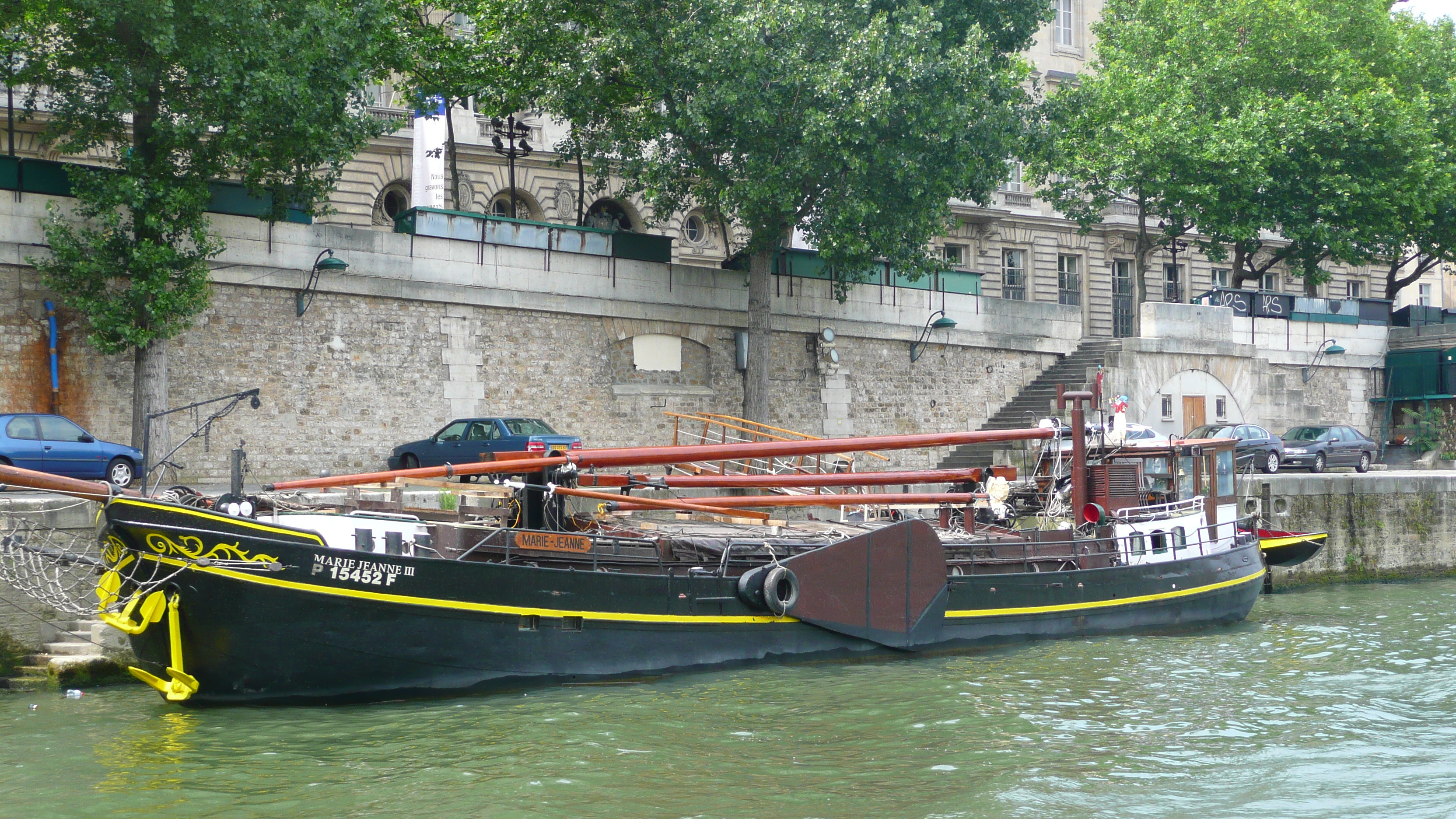 รูปถ่าย ฝรั่งเศส(France) ปารีส(Paris) เรือบรรทุกชมเมือง(Peniches Parisiennes) 2007-06 5