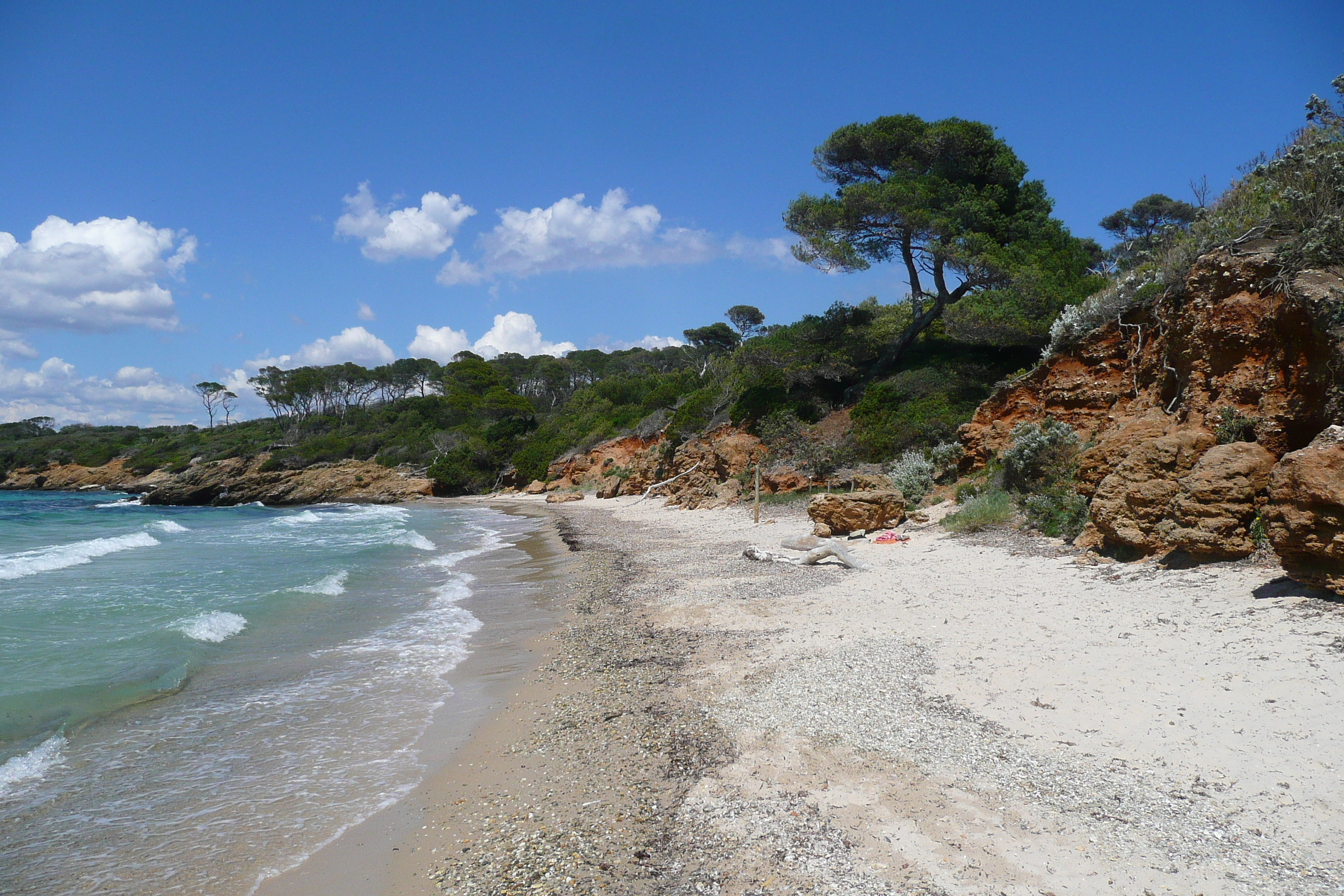 รูปถ่าย ฝรั่งเศส(France) เกาะปอร์เกอรอล(Porquerolles Island) หาดเลอแก็ง(Lequin beach) 2008-05 12