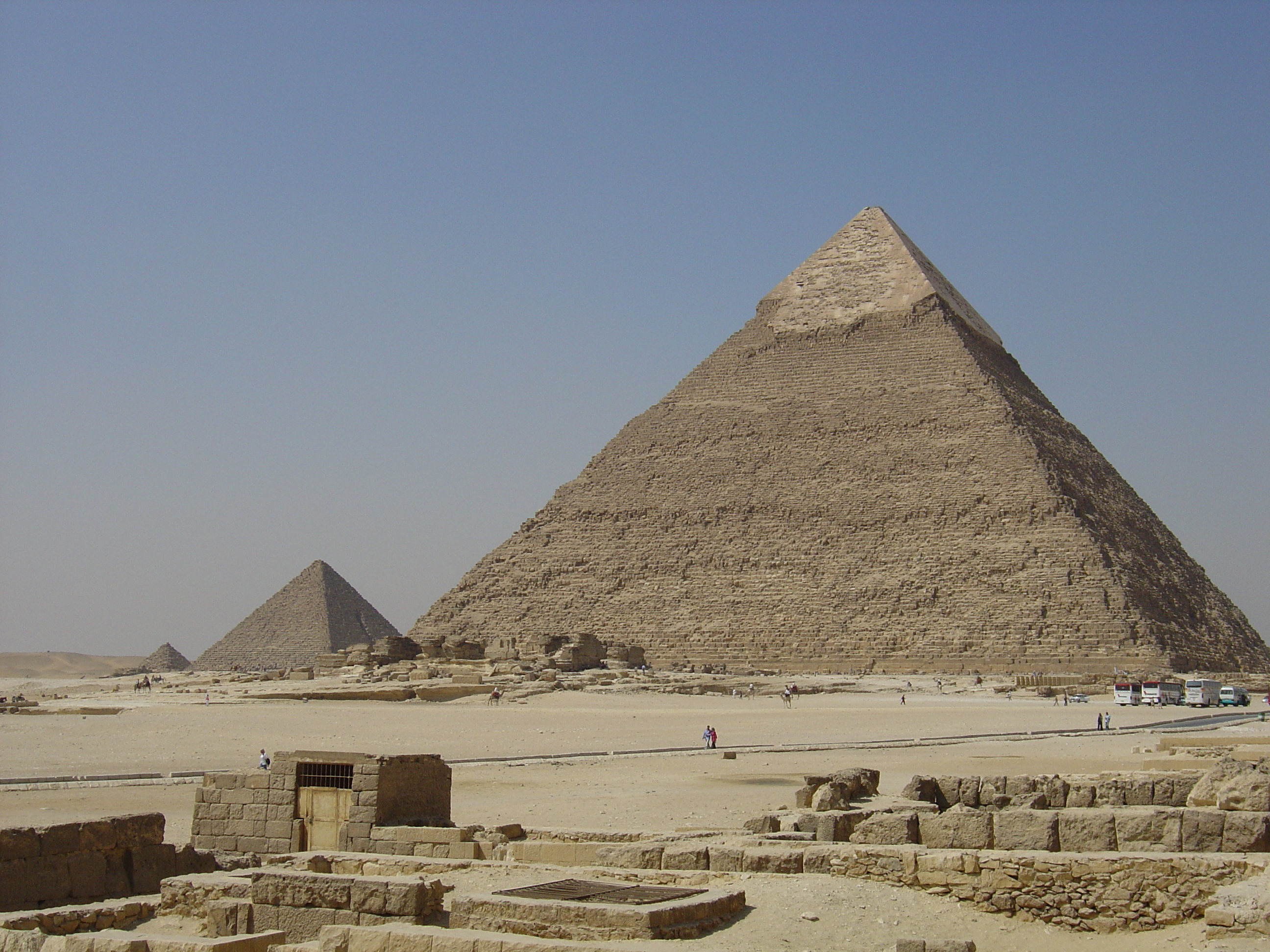 รูปถ่าย อียิปต์(Egypt) มหาพีระมิดแห่งกีซา(Giza Pyramids) 2004-09 11